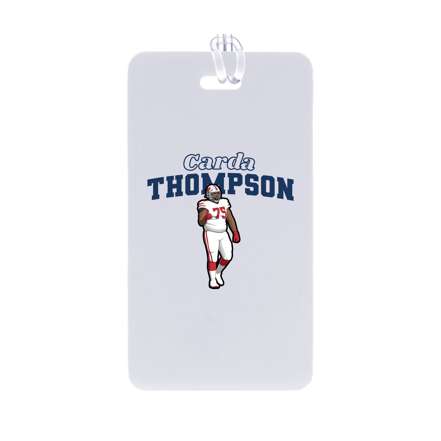 Bag Tag — Name Arch in Classic