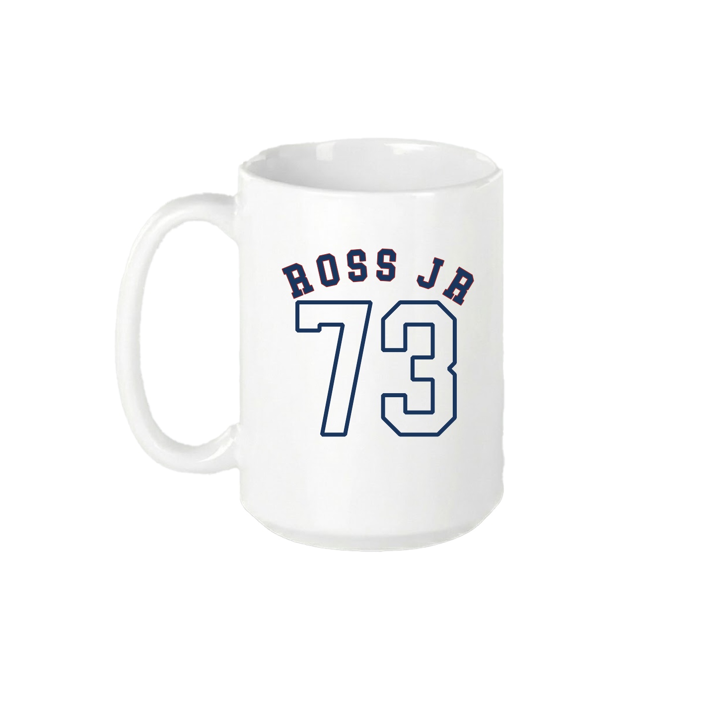 15oz Coffee Mug — Shirsey Arch in White