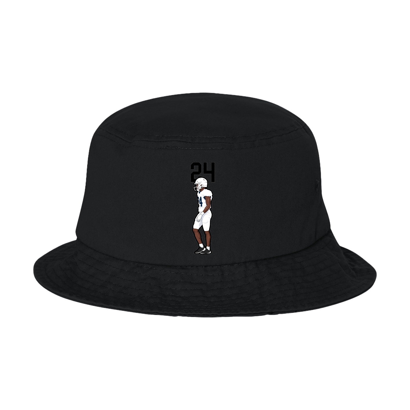 Bucket Cap — Number Top in Black