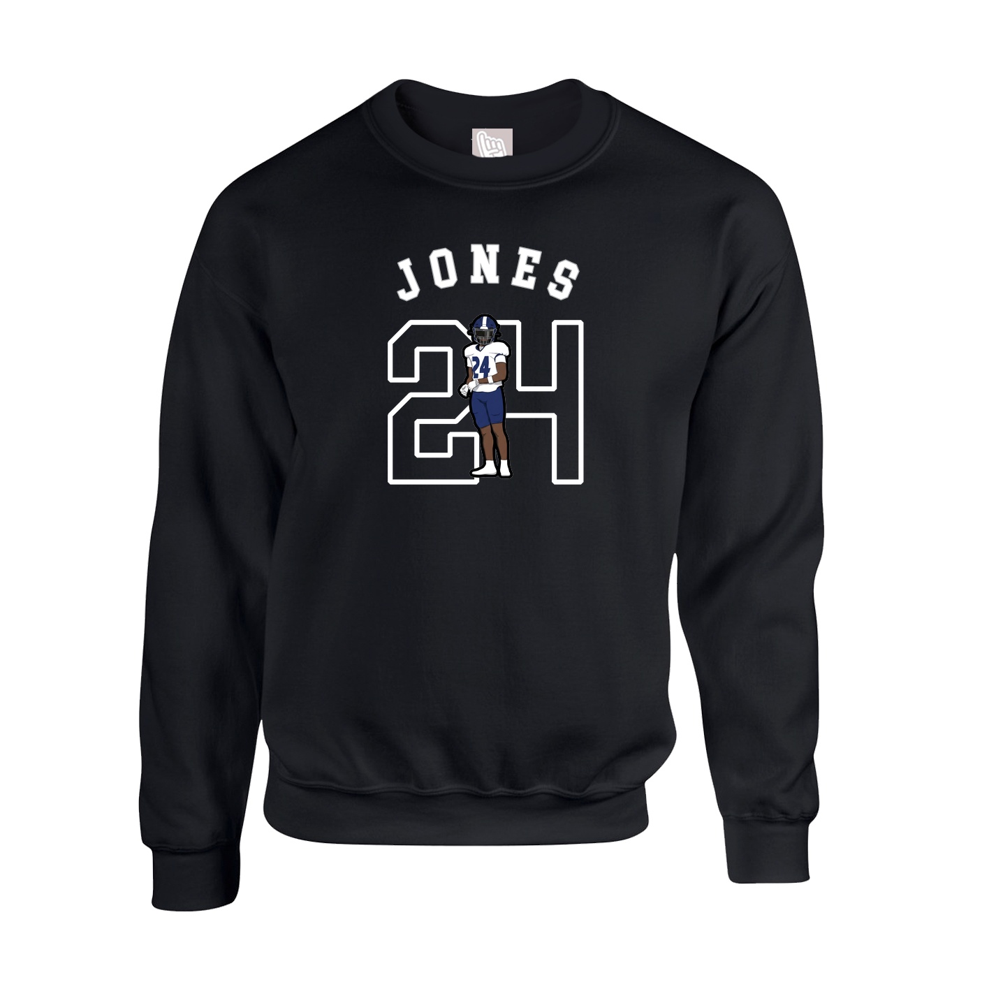 Fleece Crew — Shirsey Arch in Black