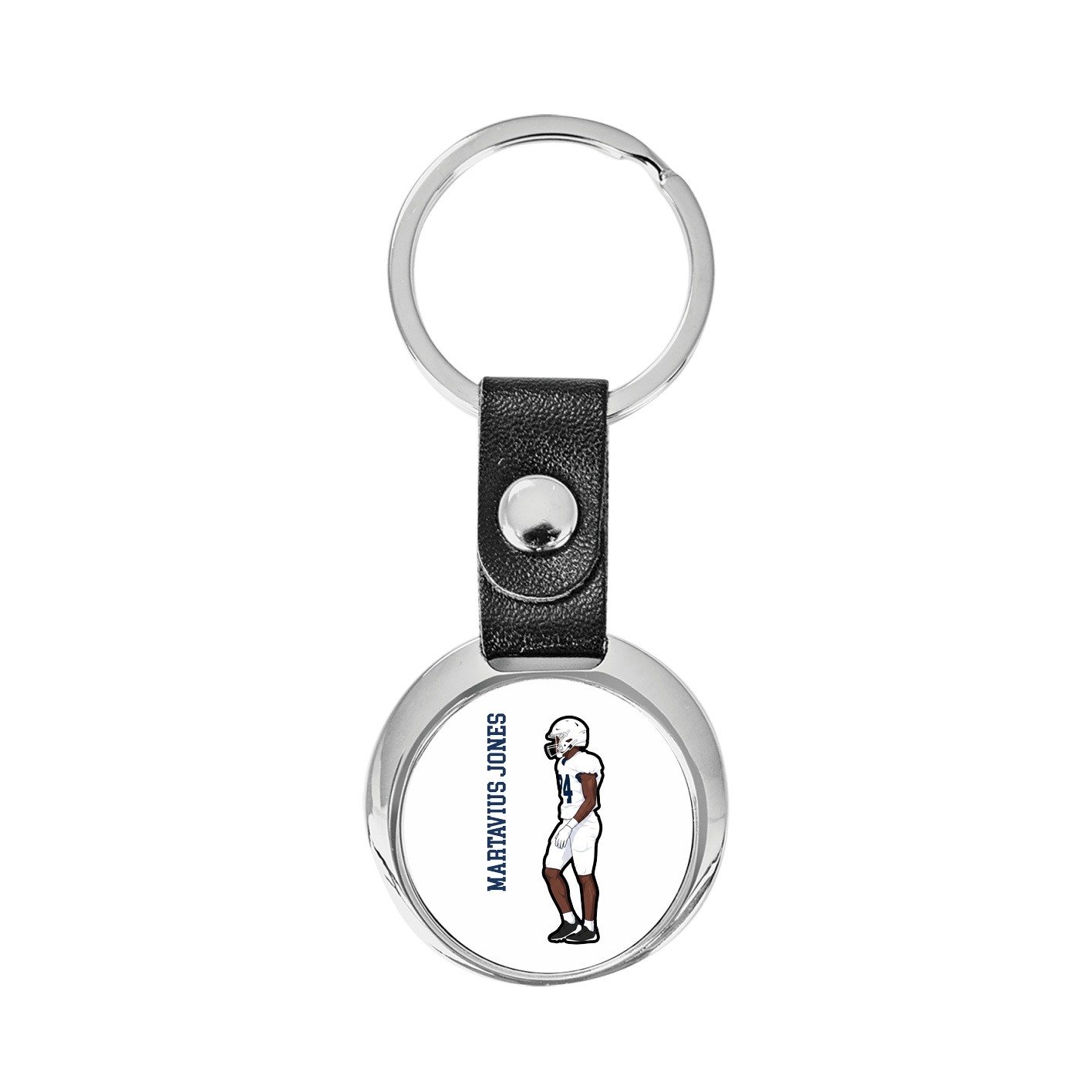 Key Chain — Name Vertical in Classic