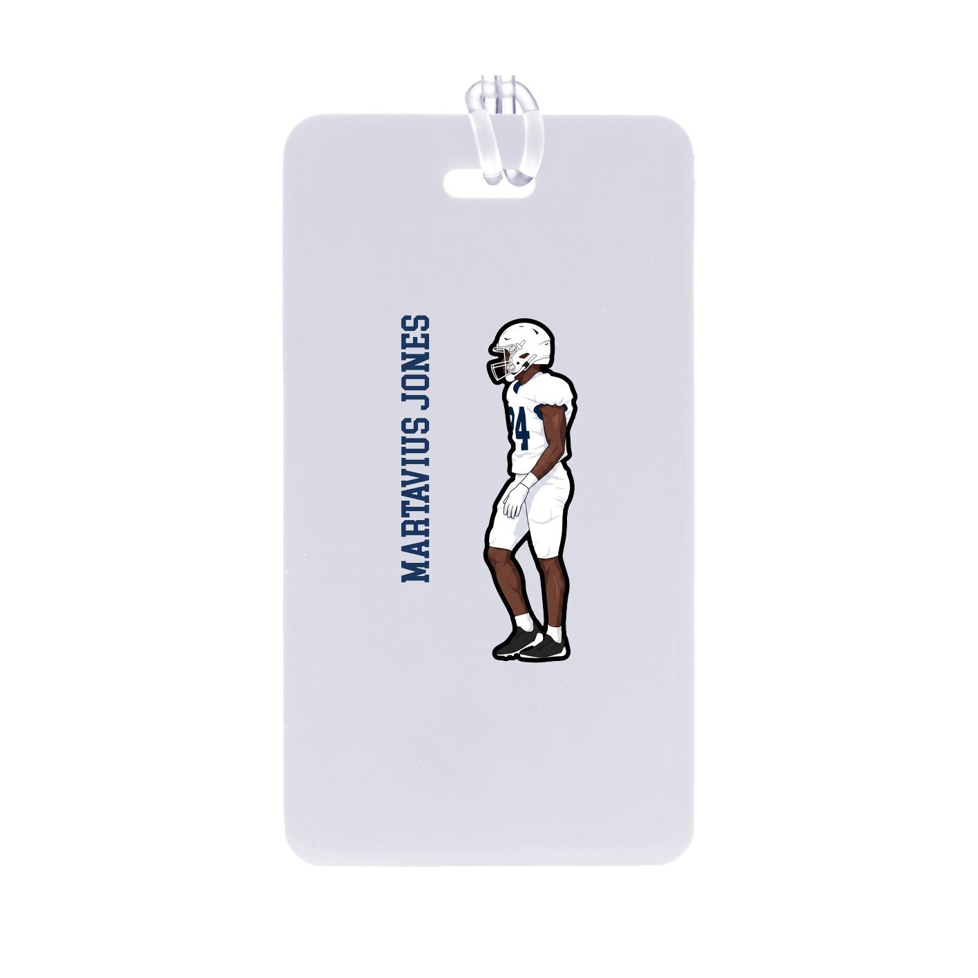 Bag Tag — Name Vertical in Classic