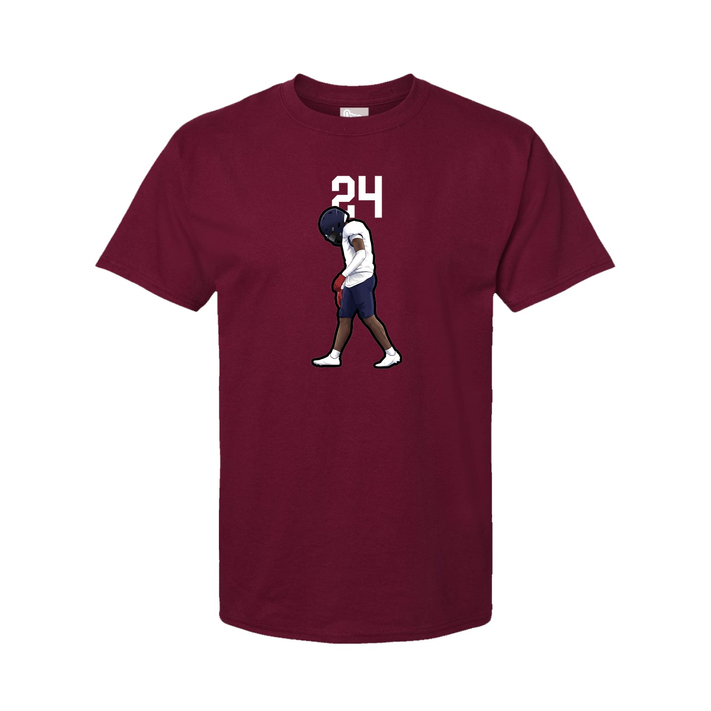 Tee — Number Top in Cardinal