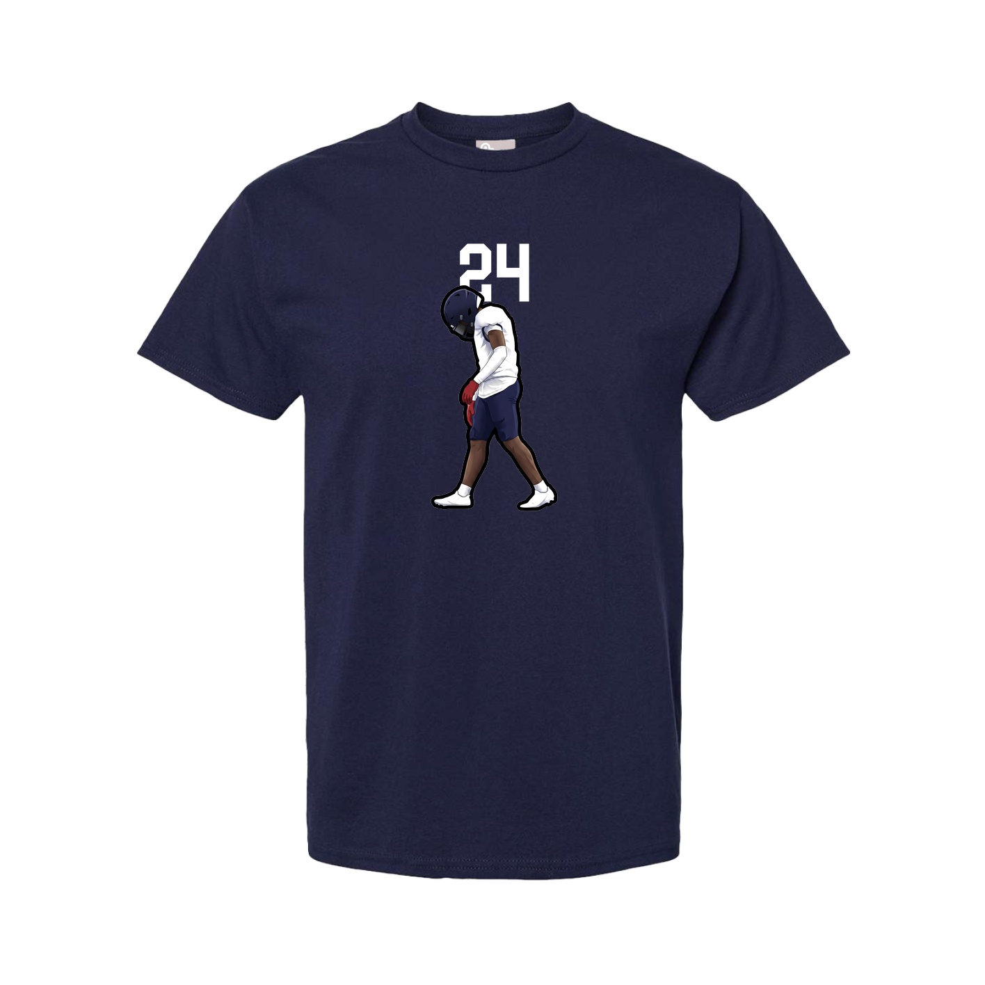 Tee — Number Top in Navy