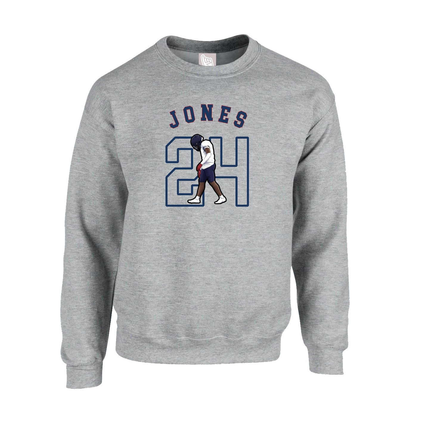 Fleece Crew — Shirsey Arch in Grey