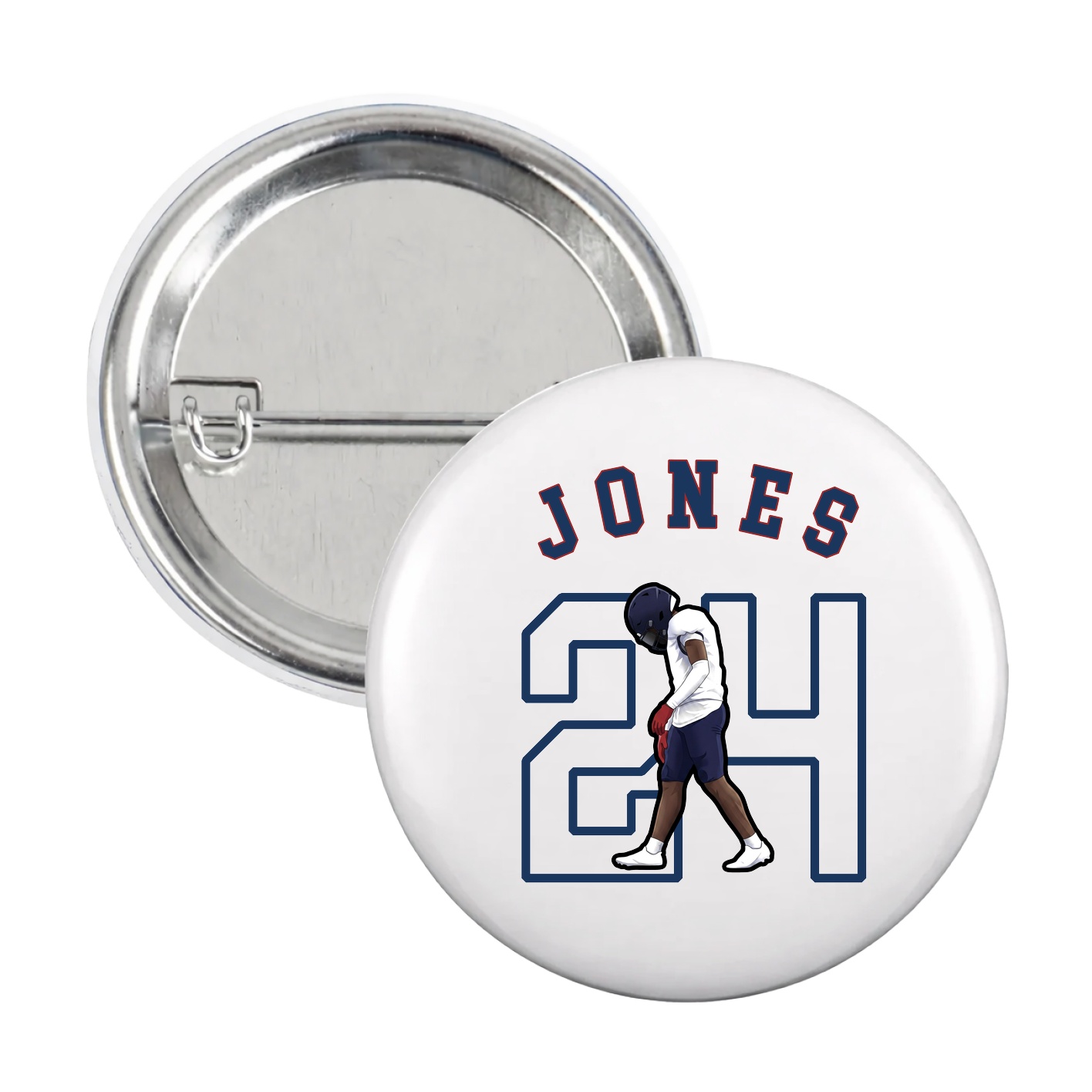 Game Day Button — Shirsey Arch in White