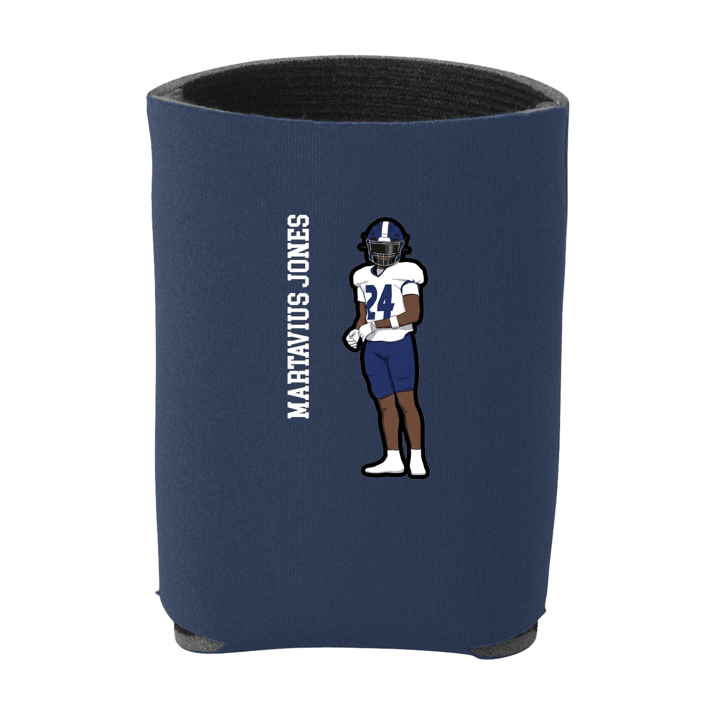 Can Holder — Name Vertical in Navy