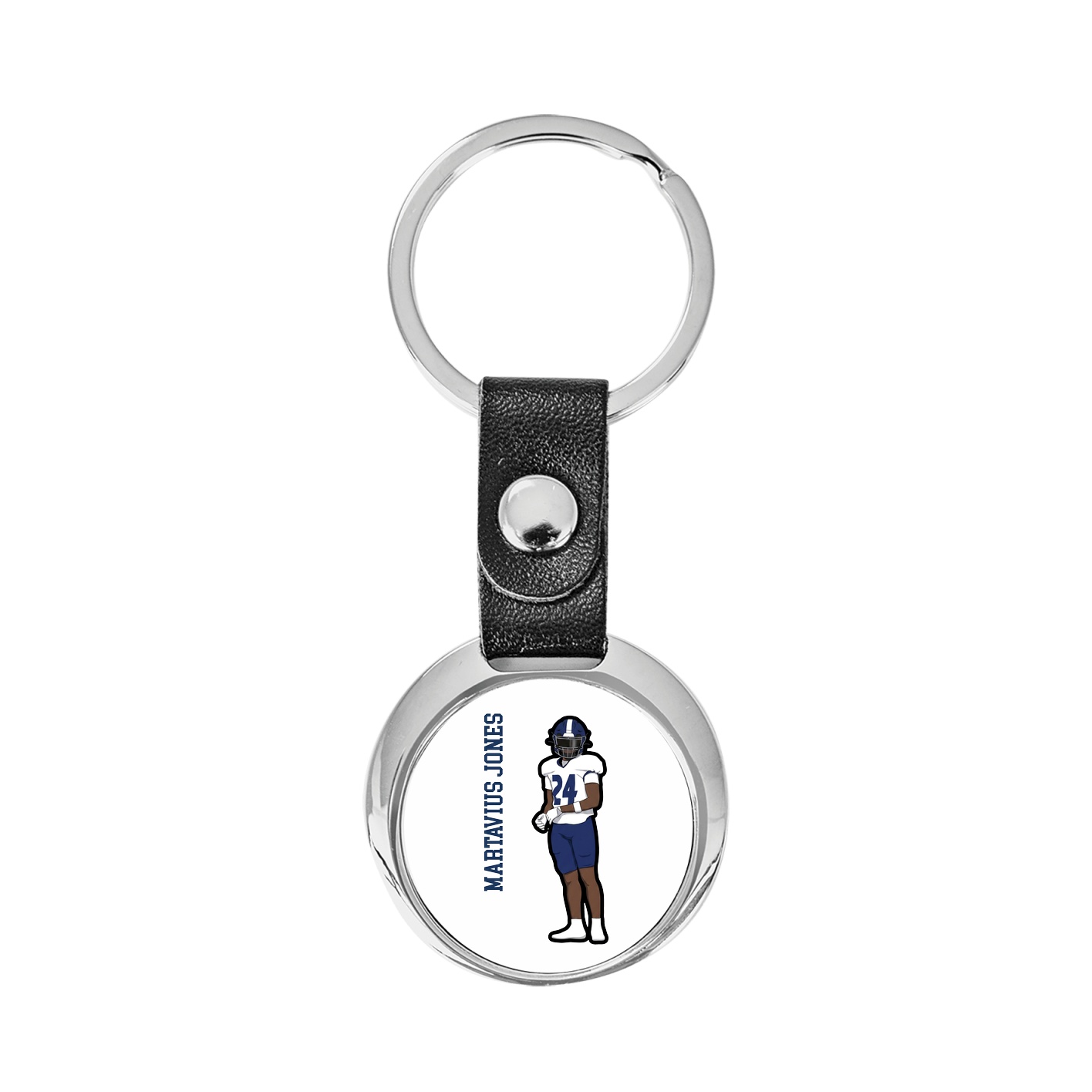 Key Chain — Name Vertical in Classic