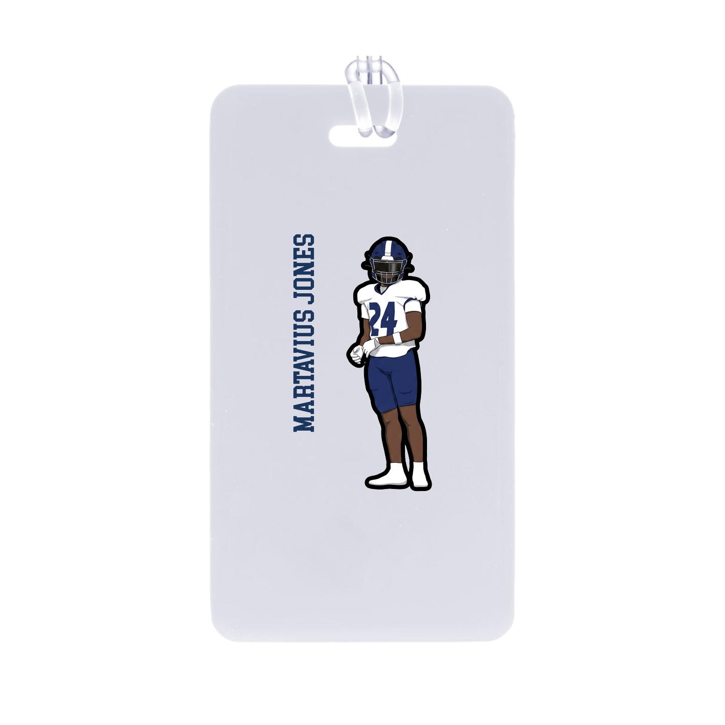 Bag Tag — Name Vertical in Classic