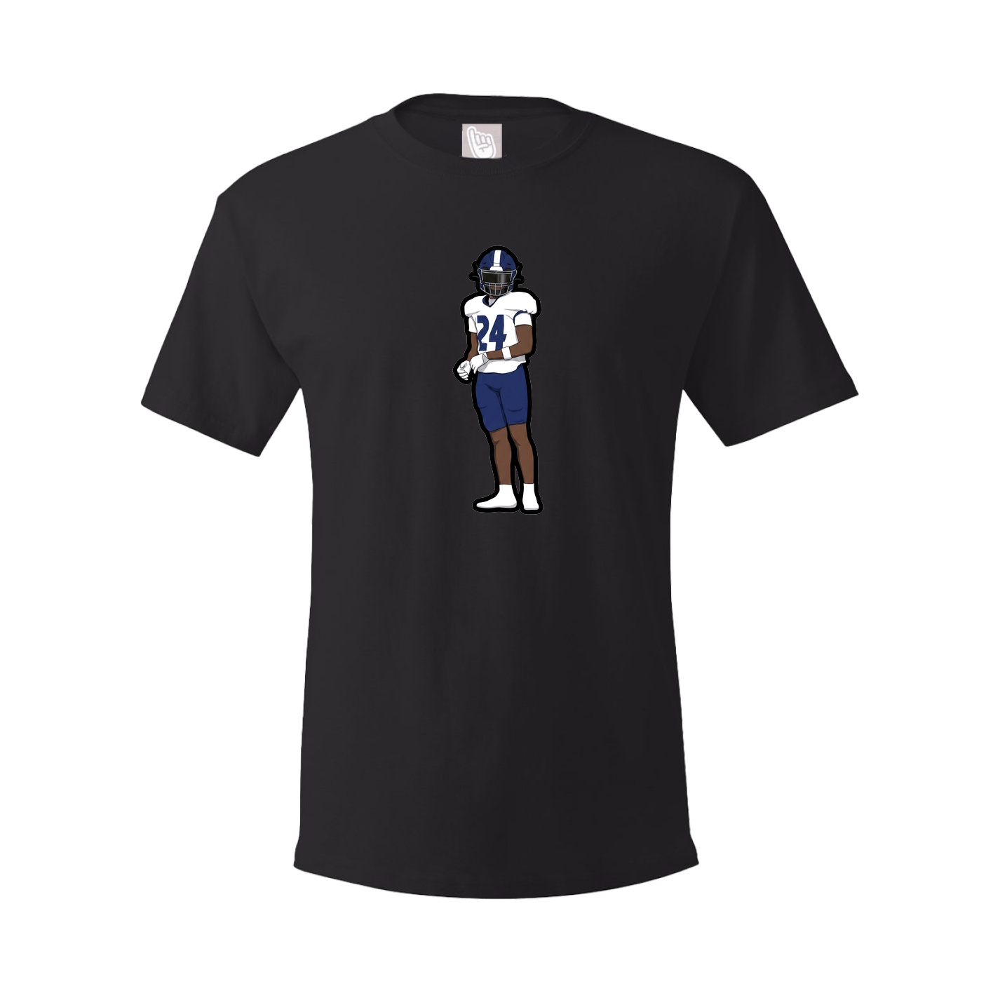 Tee — Name Vertical in Black
