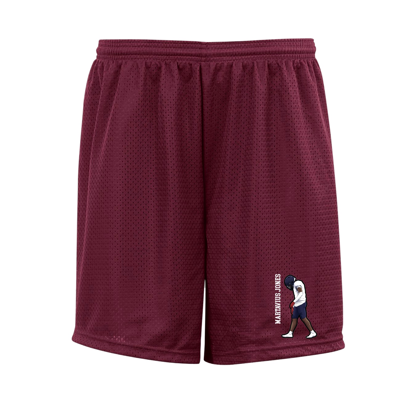 Shorts — Name Vertical in Cardinal
