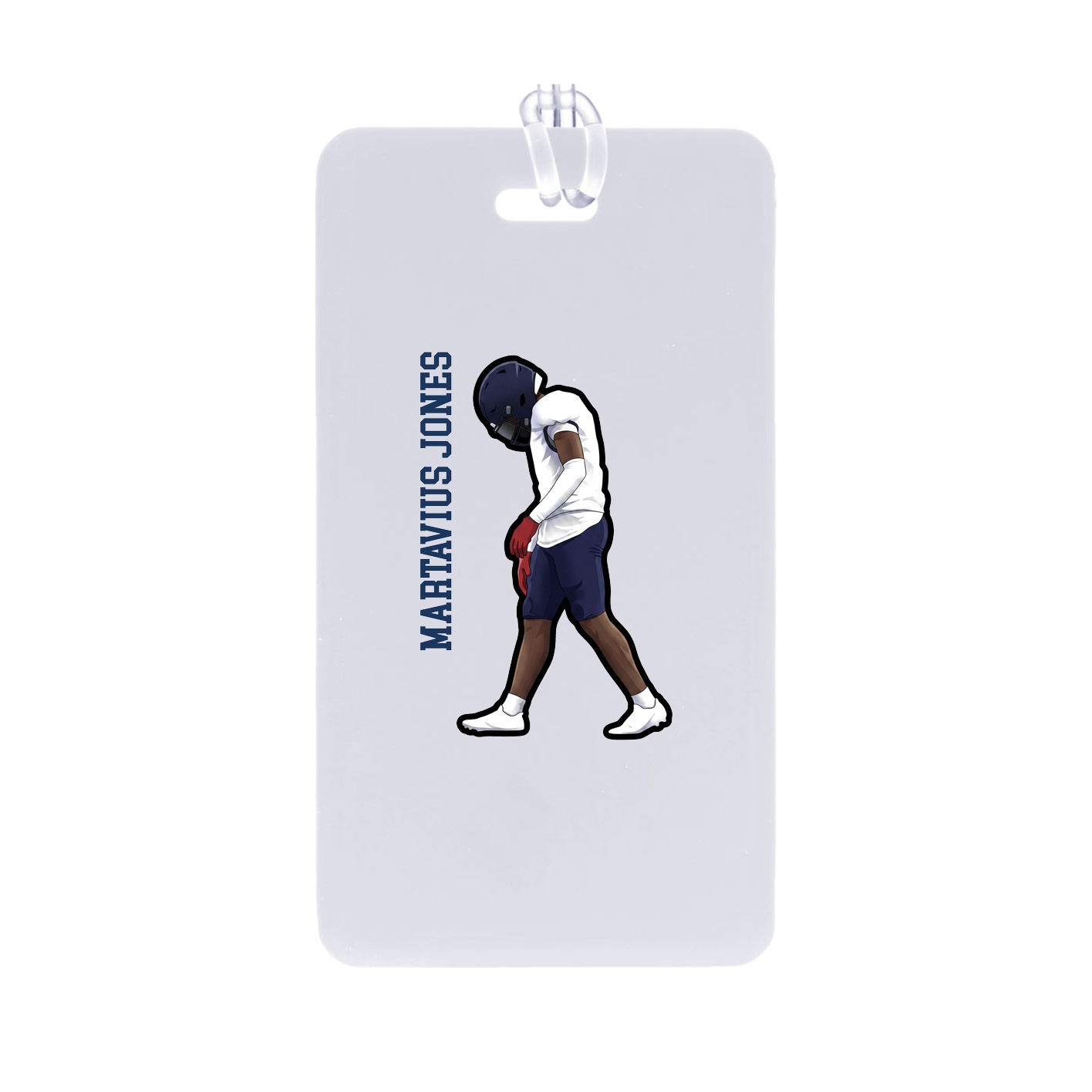 Bag Tag — Name Vertical in Classic