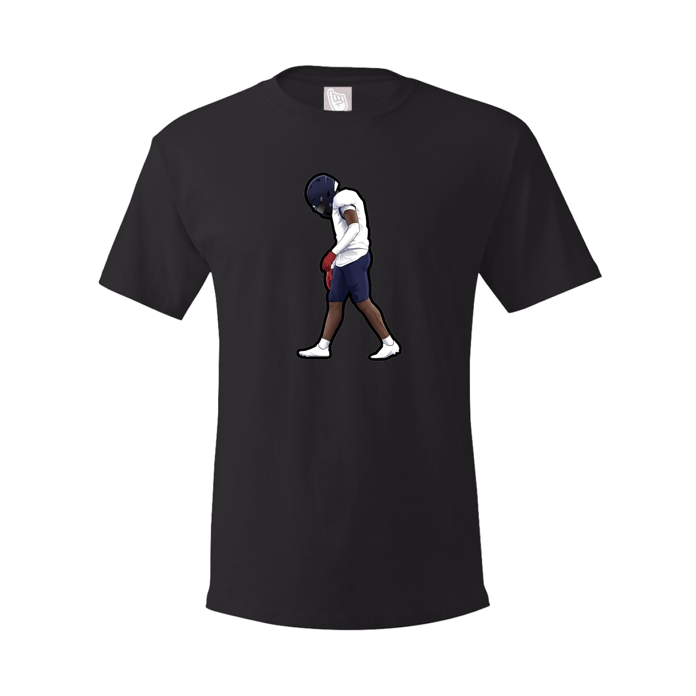 Youth Tee — Name Vertical in Black