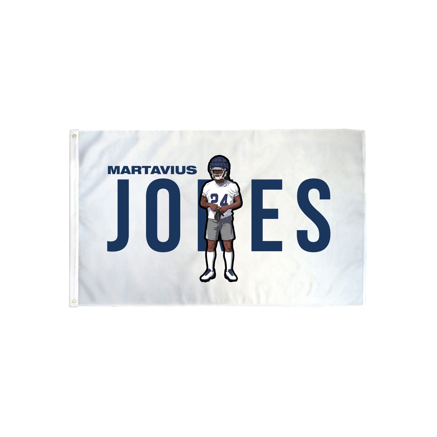 3x5 Flag — Player Name in Classic