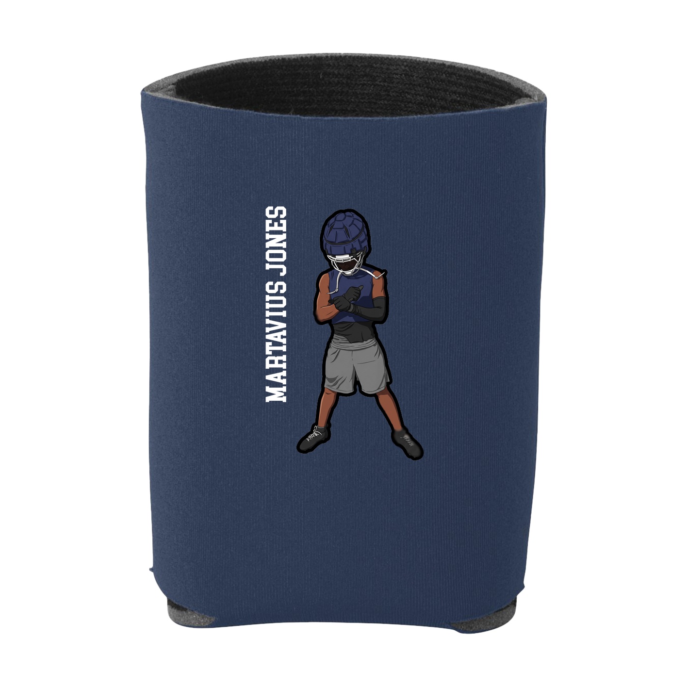Can Holder — Name Vertical in Navy