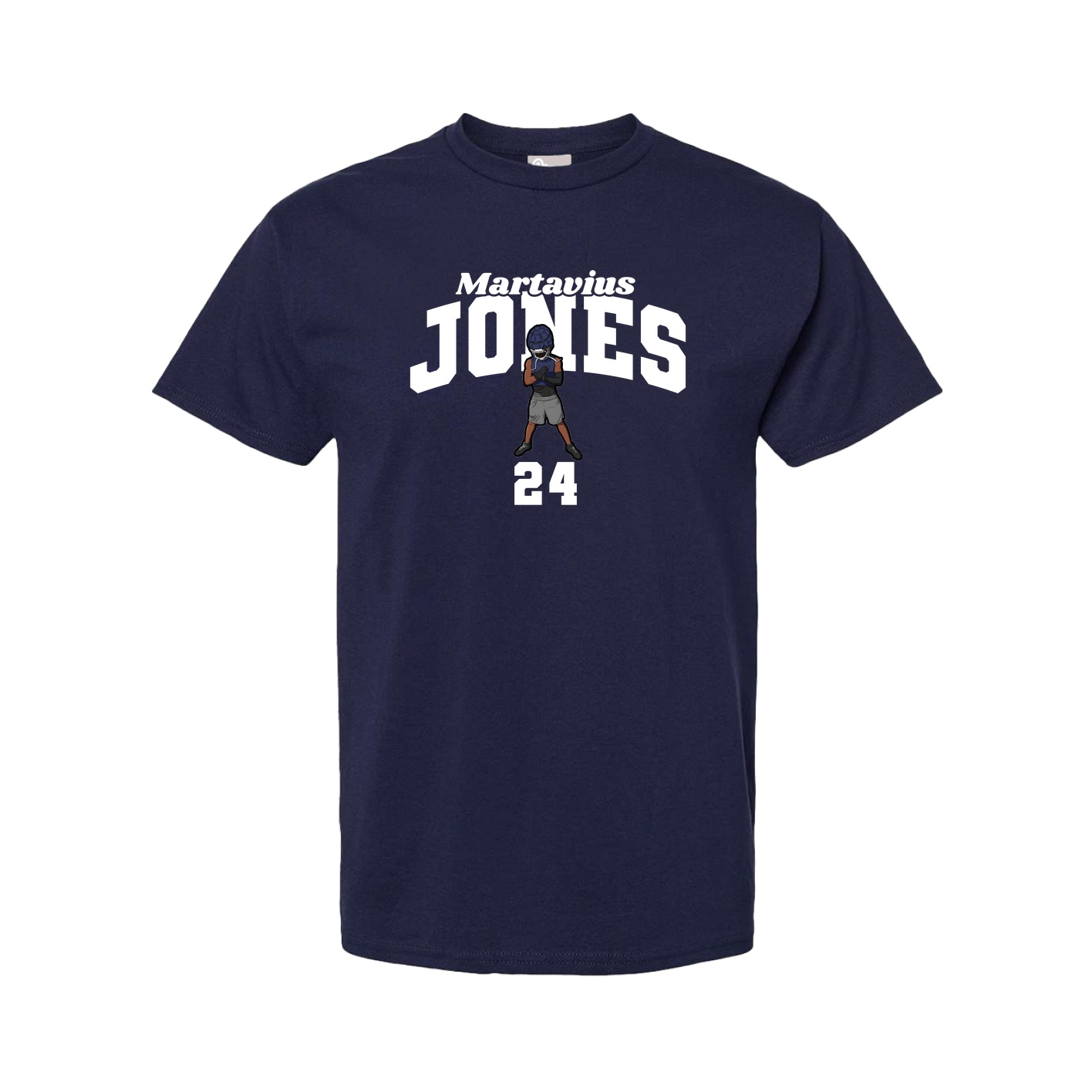 Youth Tee — Signature Arch in Navy