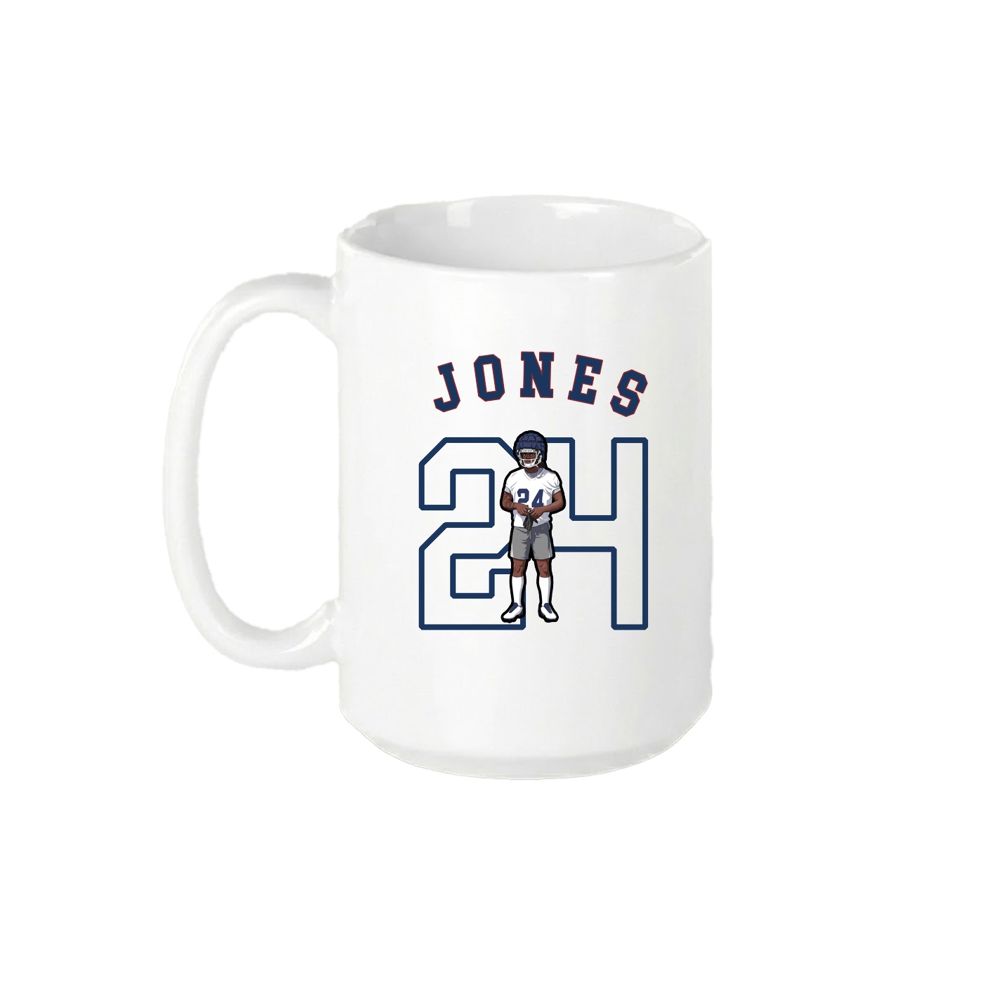 15oz Coffee Mug — Shirsey Arch in White