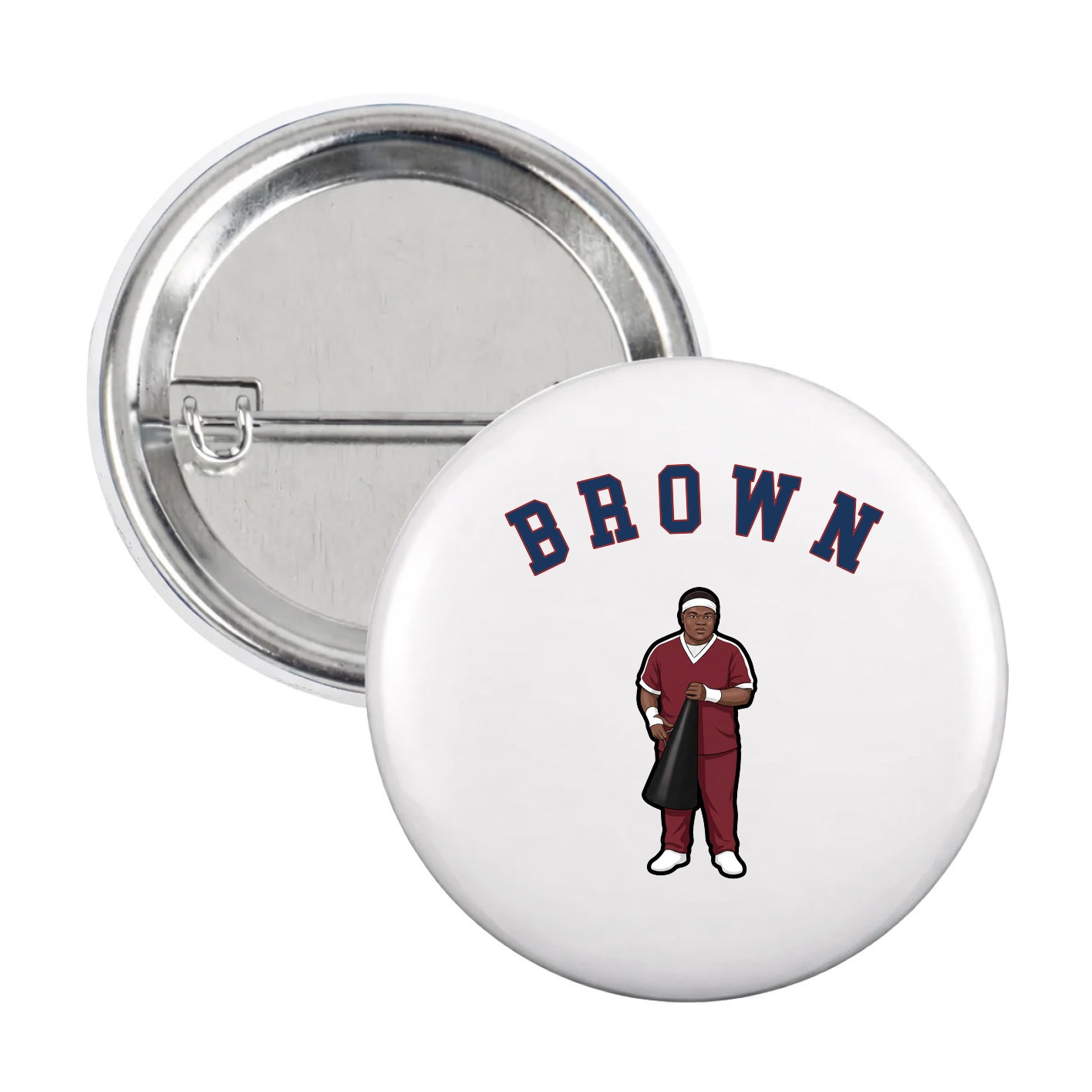 Game Day Button — Shirsey Arch in White