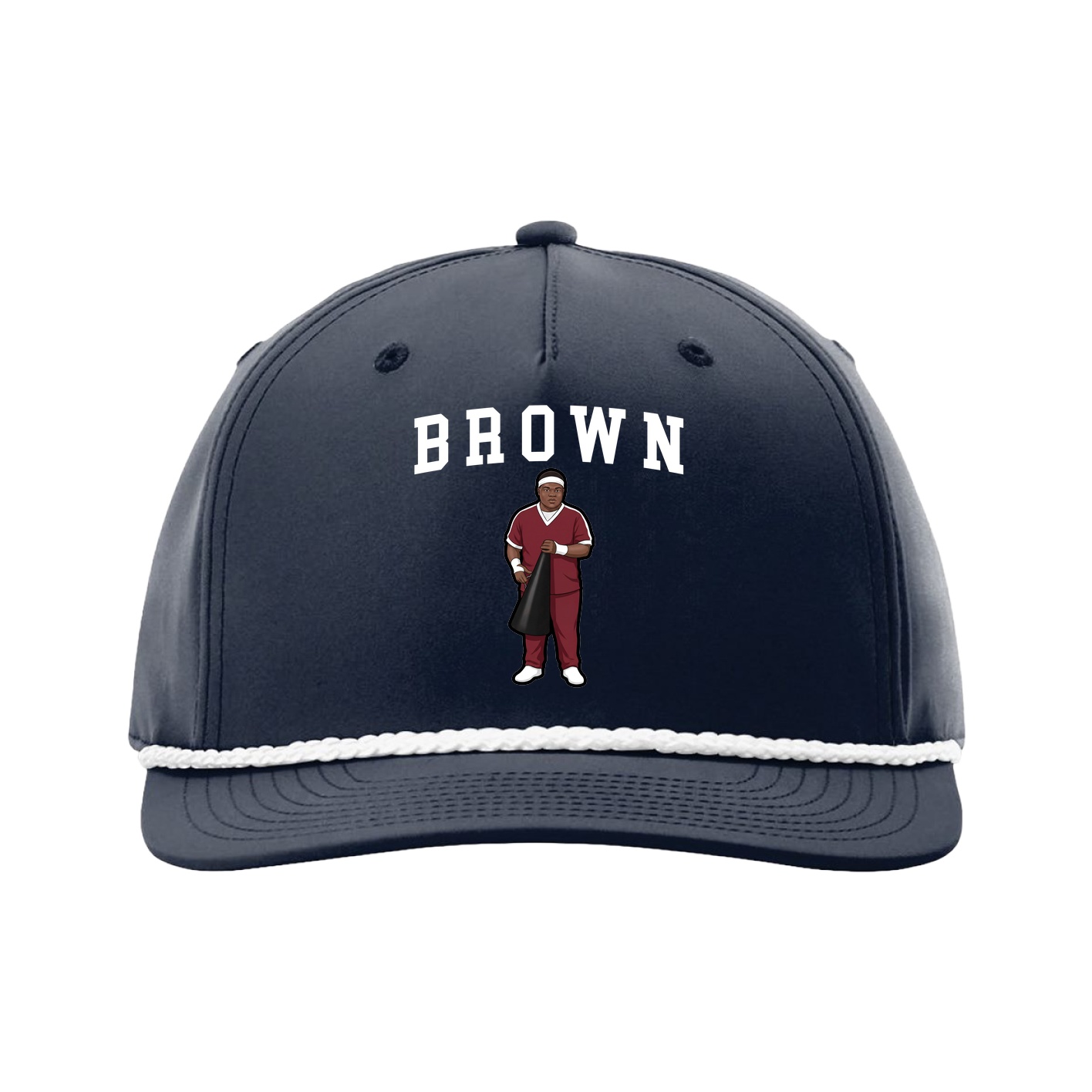 Five-Panel Classic Rope Cap — Shirsey in Navy