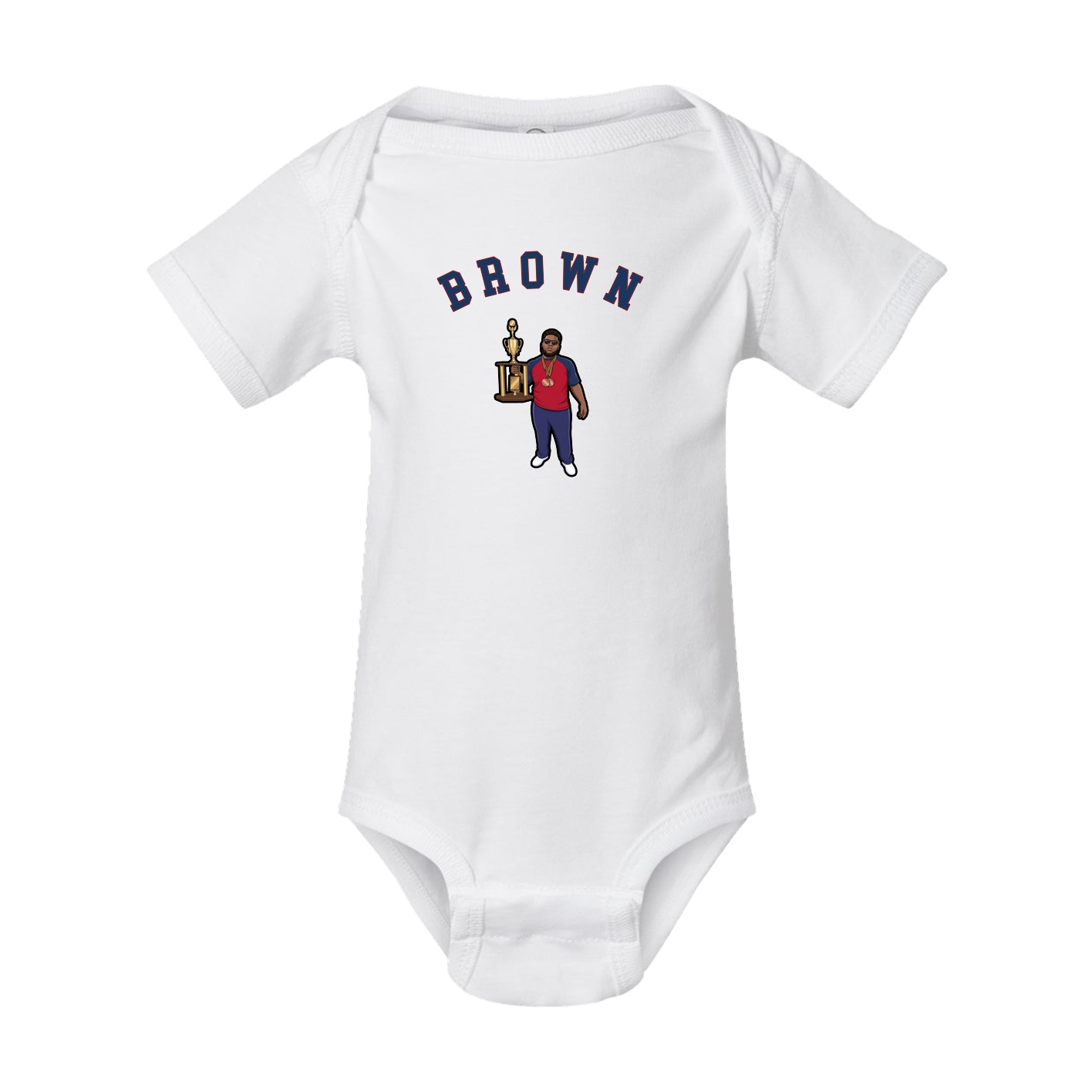 Baby Onesie — Shirsey Arch in White
