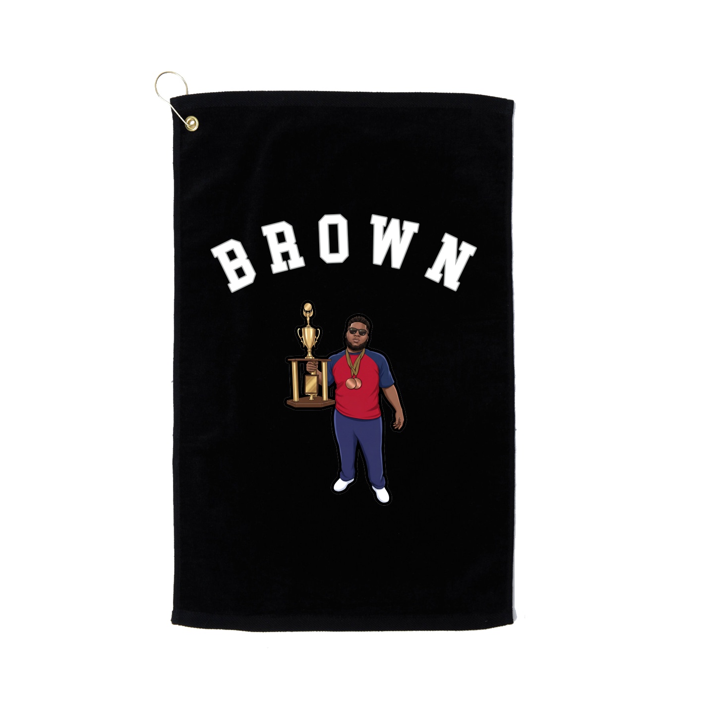 Golf Towel — Shirsey Arch in Black