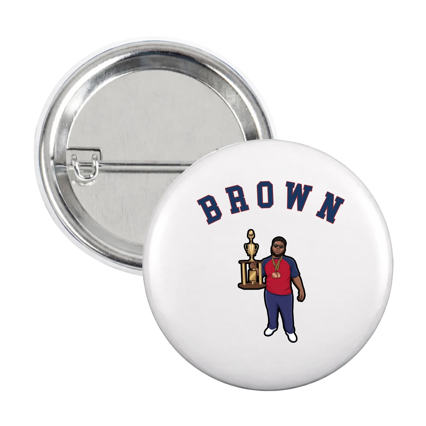 Game Day Button — Shirsey Arch in White