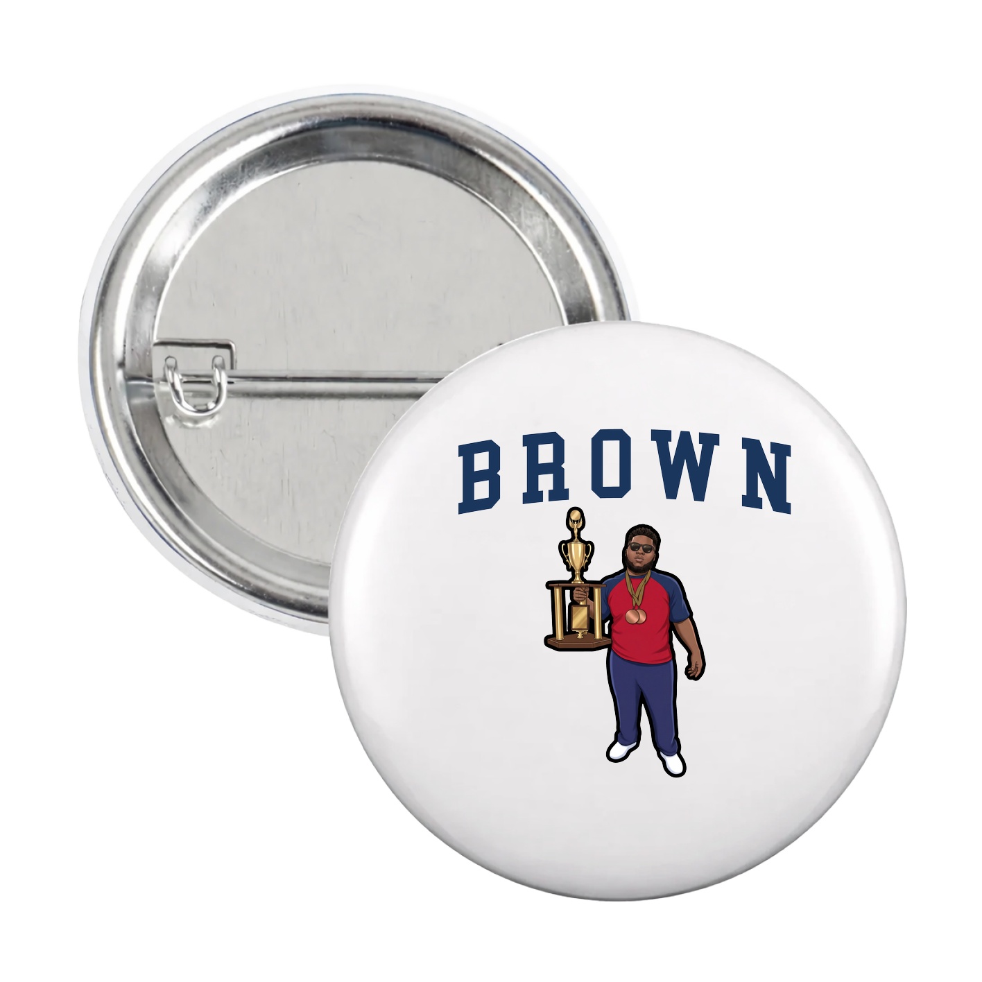 Game Day Button — Shirsey in White