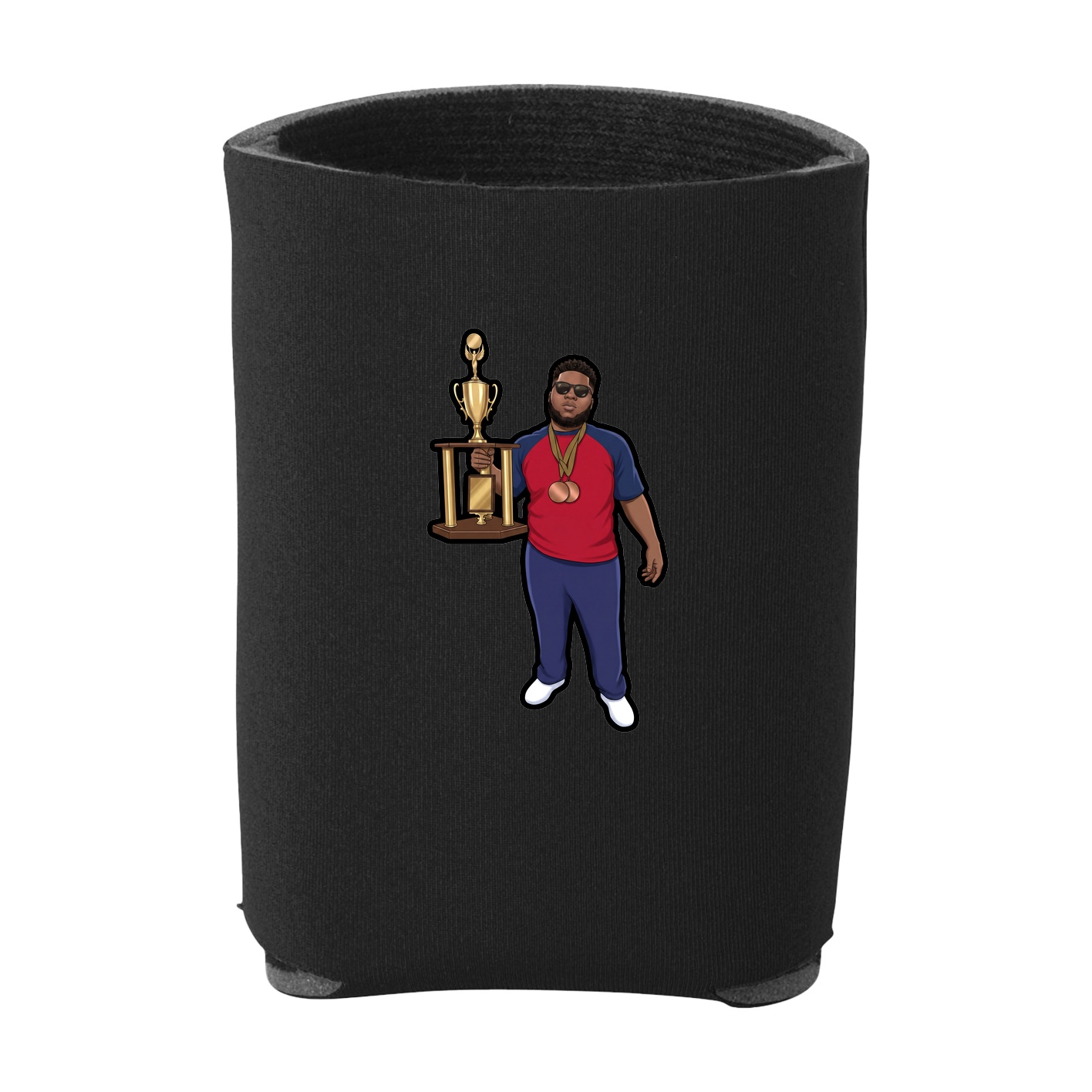 Can Holder — Name Vertical in Black