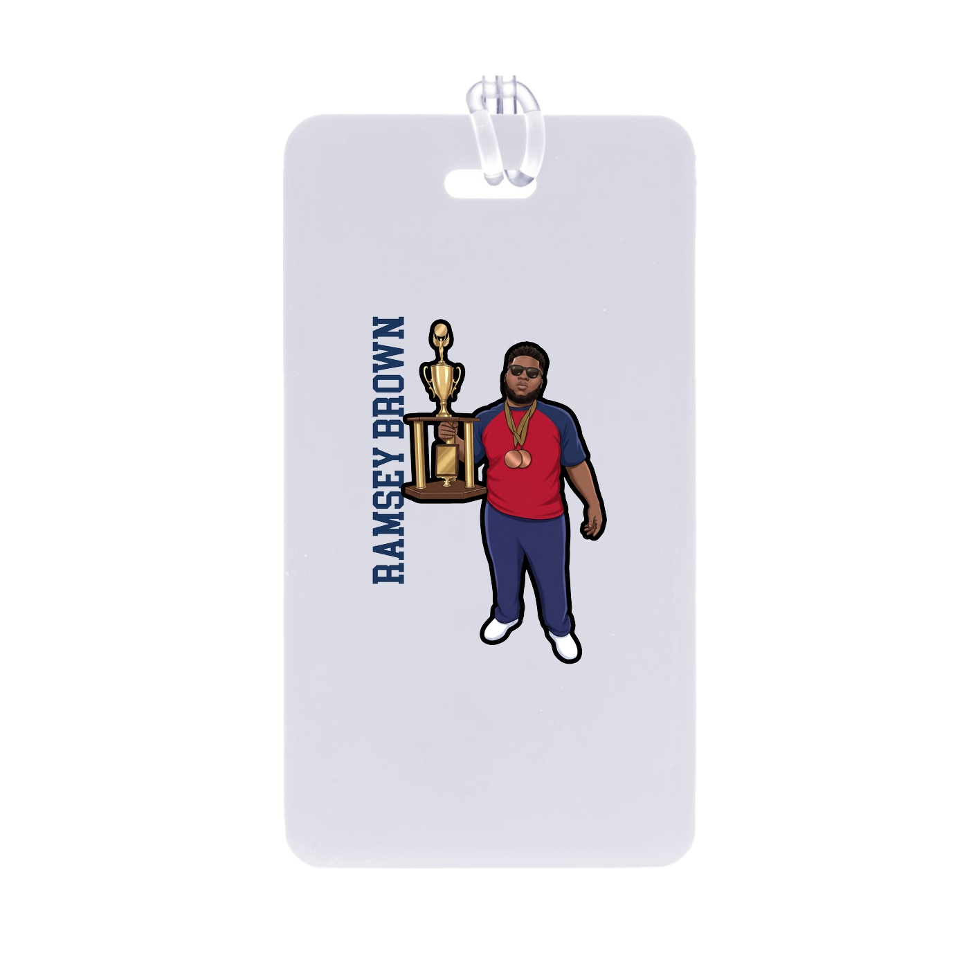 Bag Tag — Name Vertical in Classic