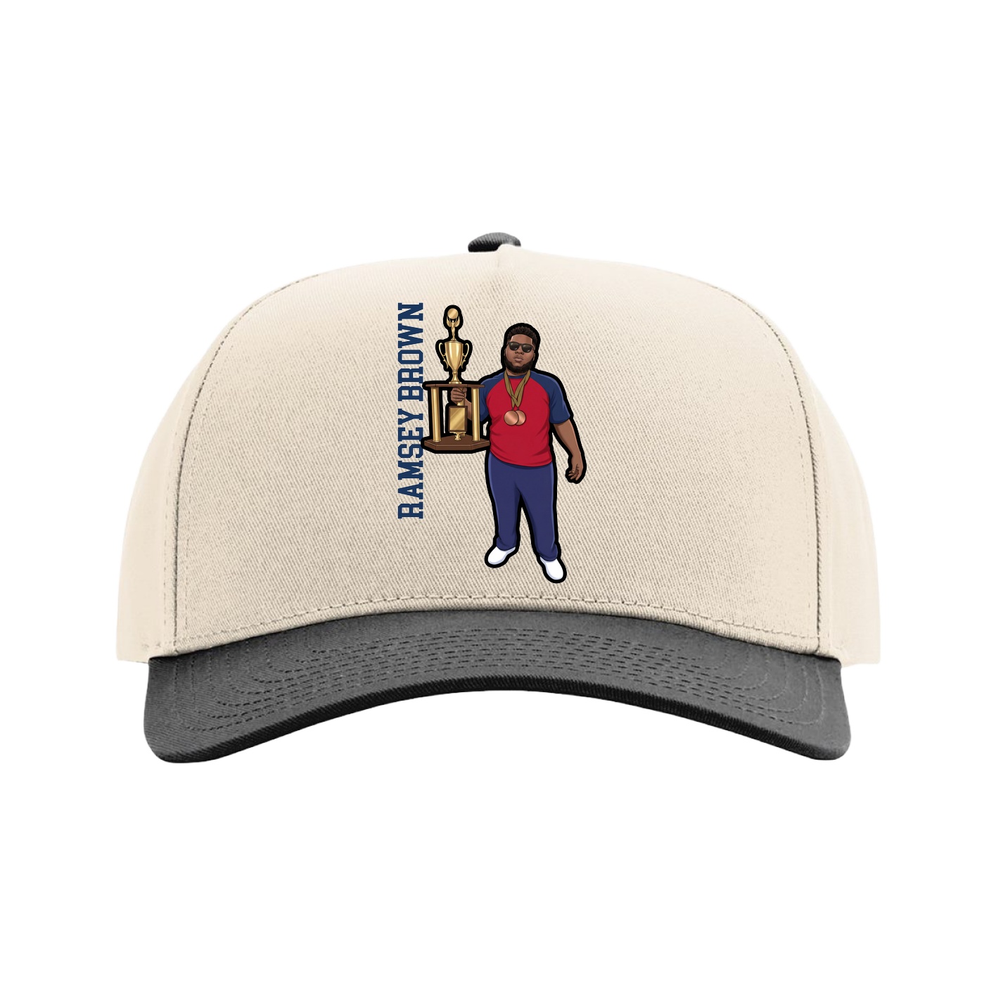 Full Fabric Five-Panel Champ Cap