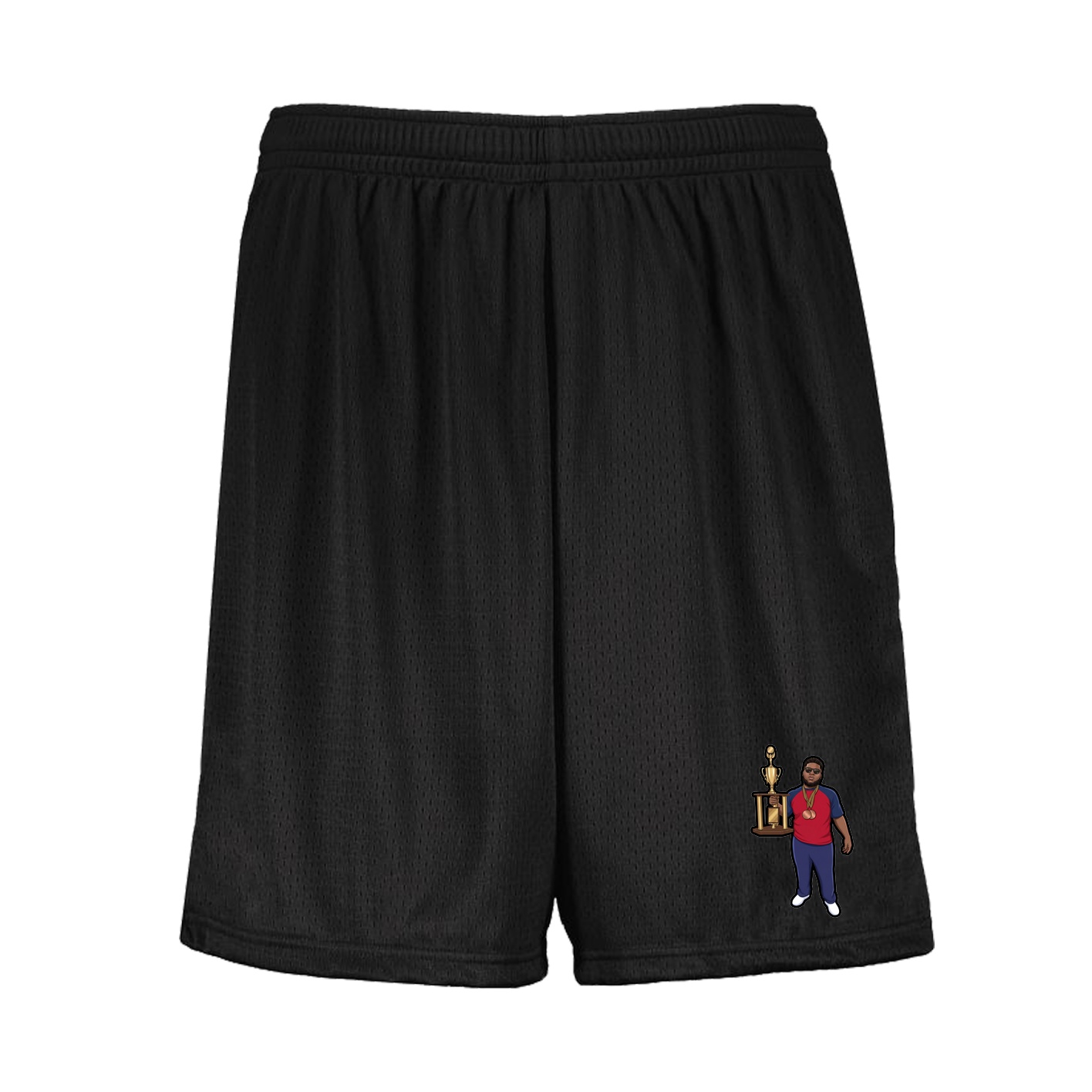 Shorts — Name Vertical in Black