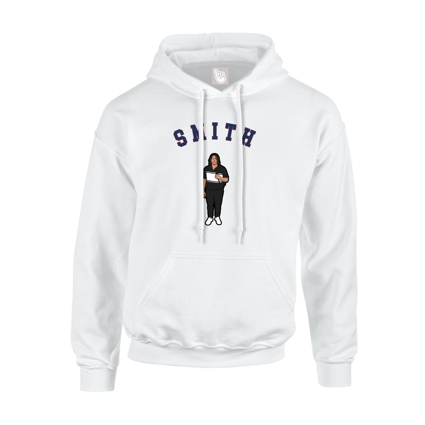 Hoodie — Shirsey Arch in White