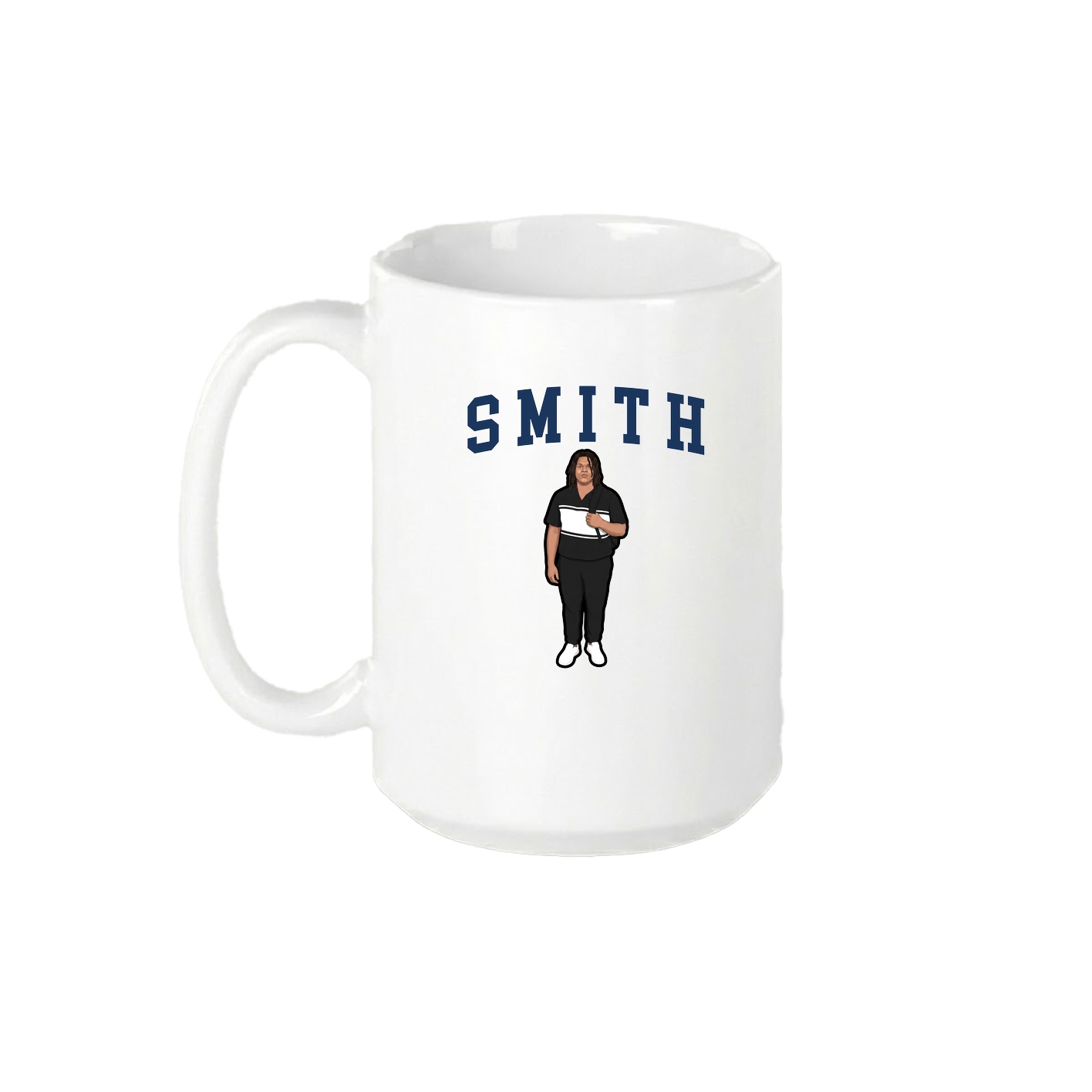 15oz Coffee Mug — Shirsey in White