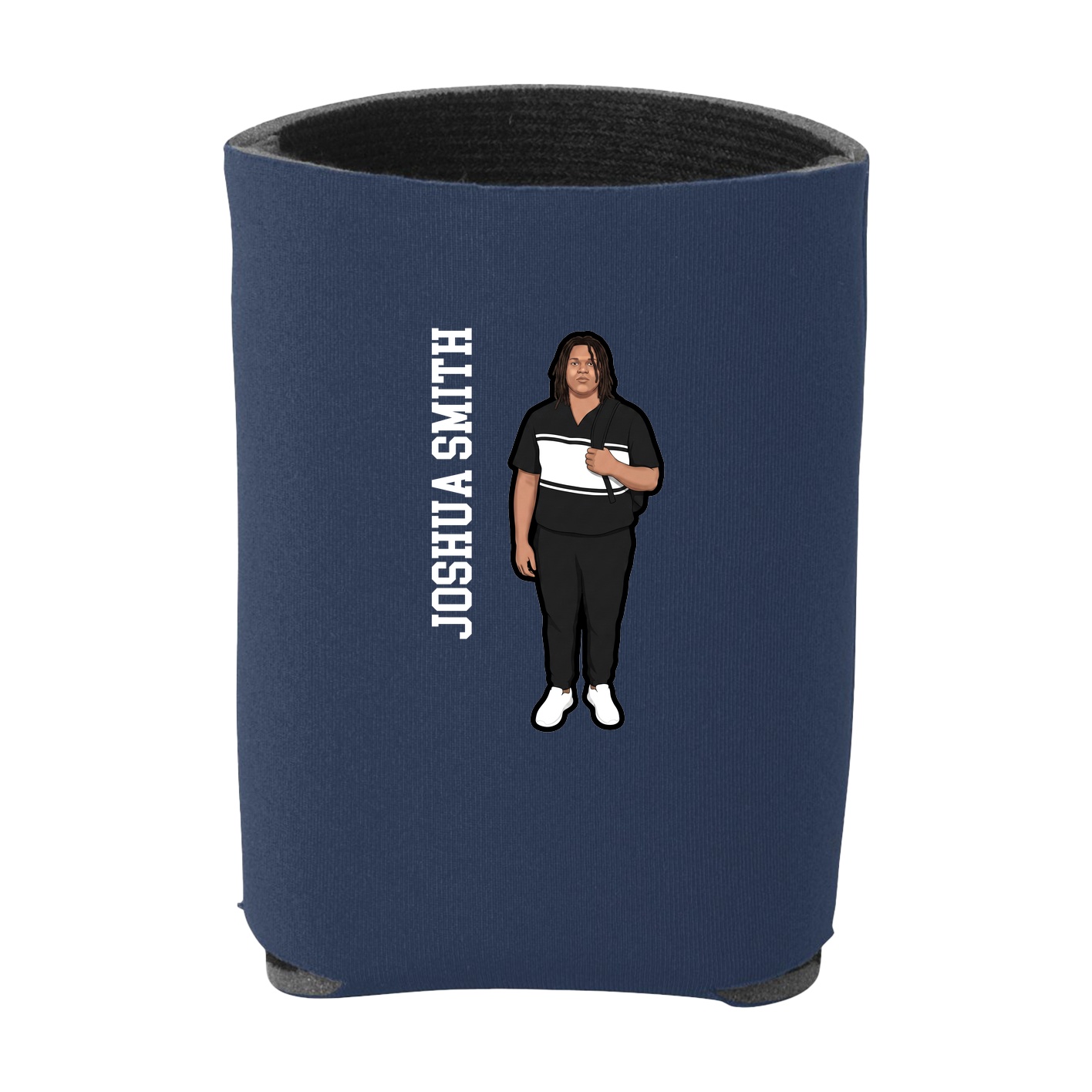 Can Holder — Name Vertical in Navy