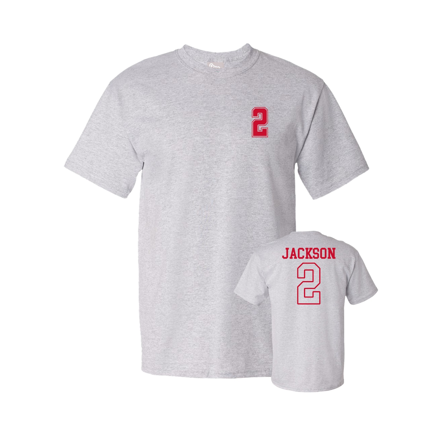 Tee — Chest Back in Grey