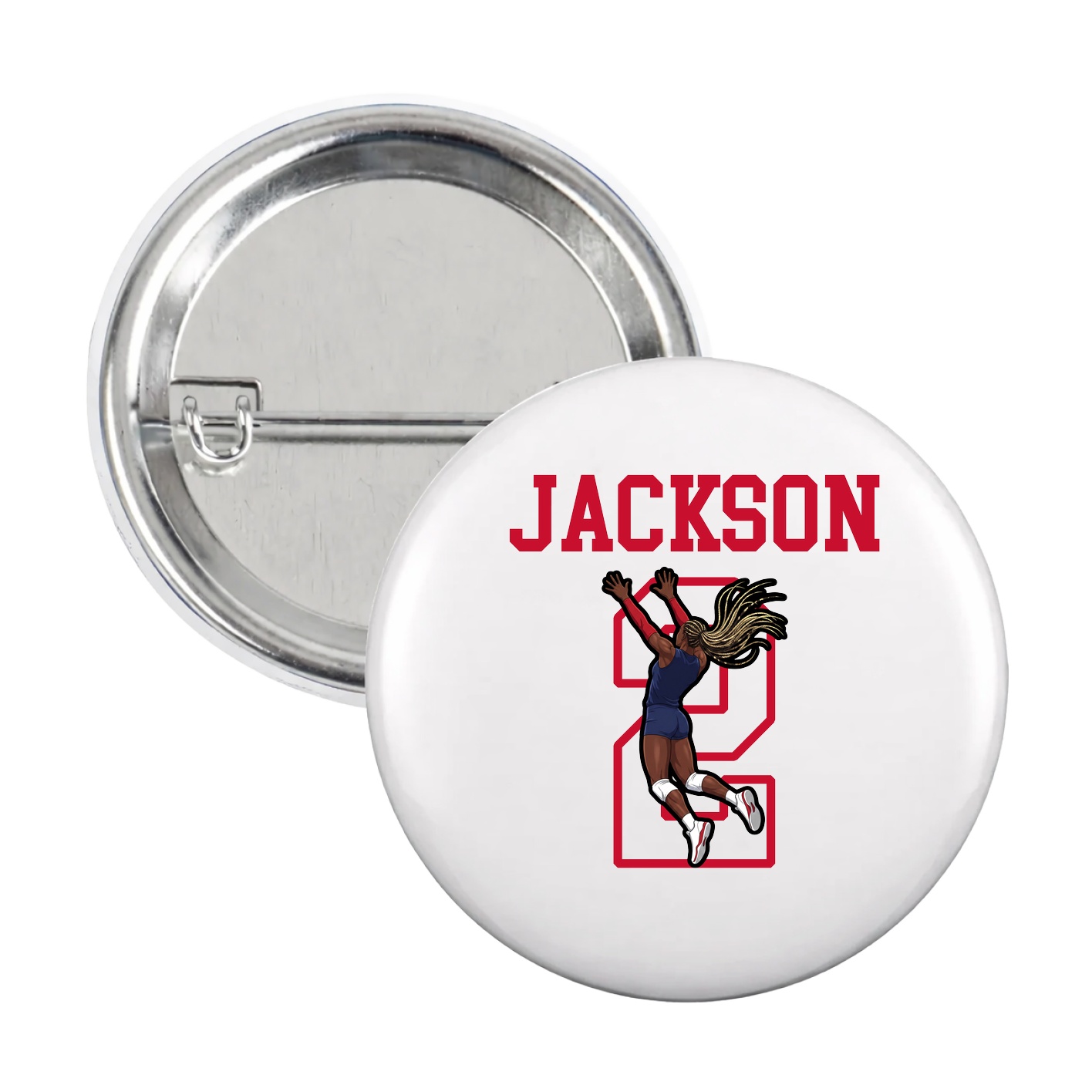 Game Day Button — Shirsey in White