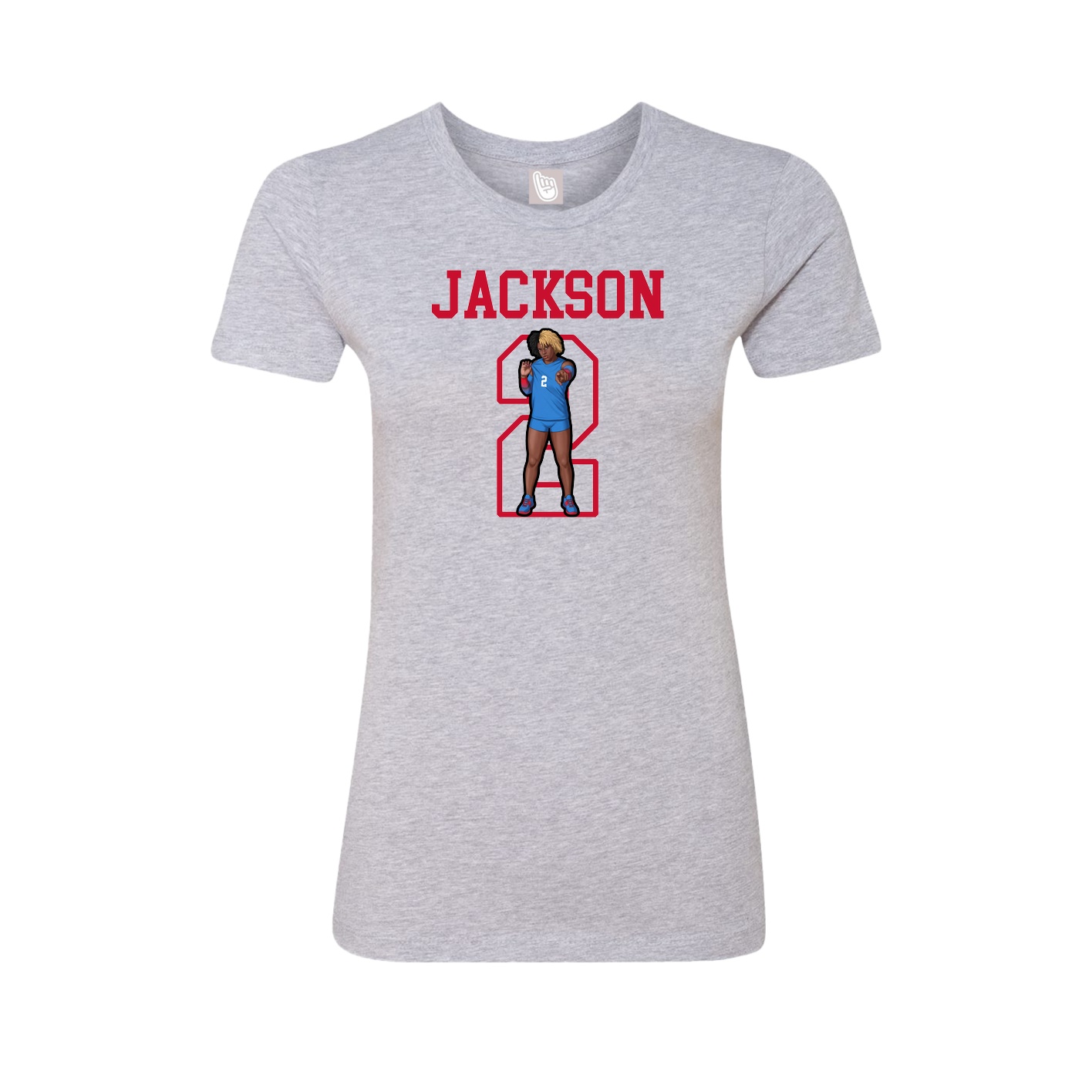 Fitted Women's Tee — Shirsey in Grey