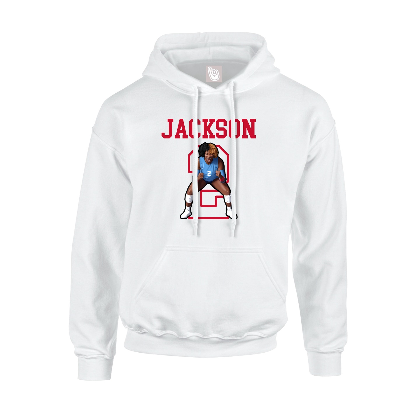 Hoodie — Shirsey in White