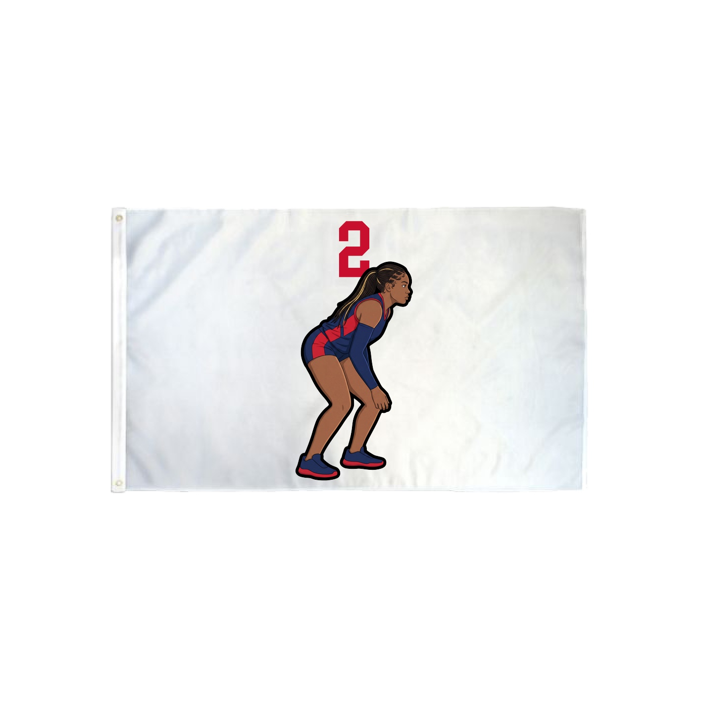 3x5 Flag — Number Top in Classic