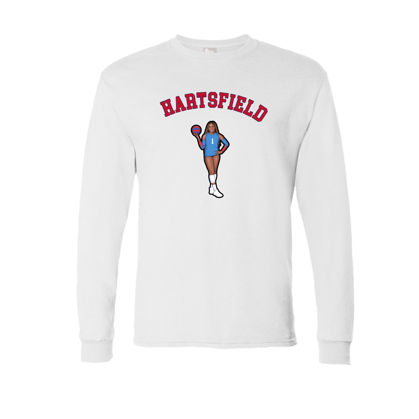 Long Sleeve Tee — Shirsey Arch in White