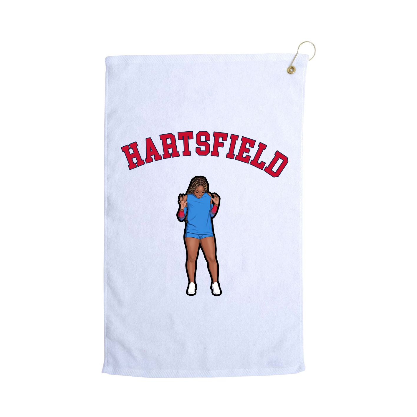 Golf Towel — Shirsey Arch in White