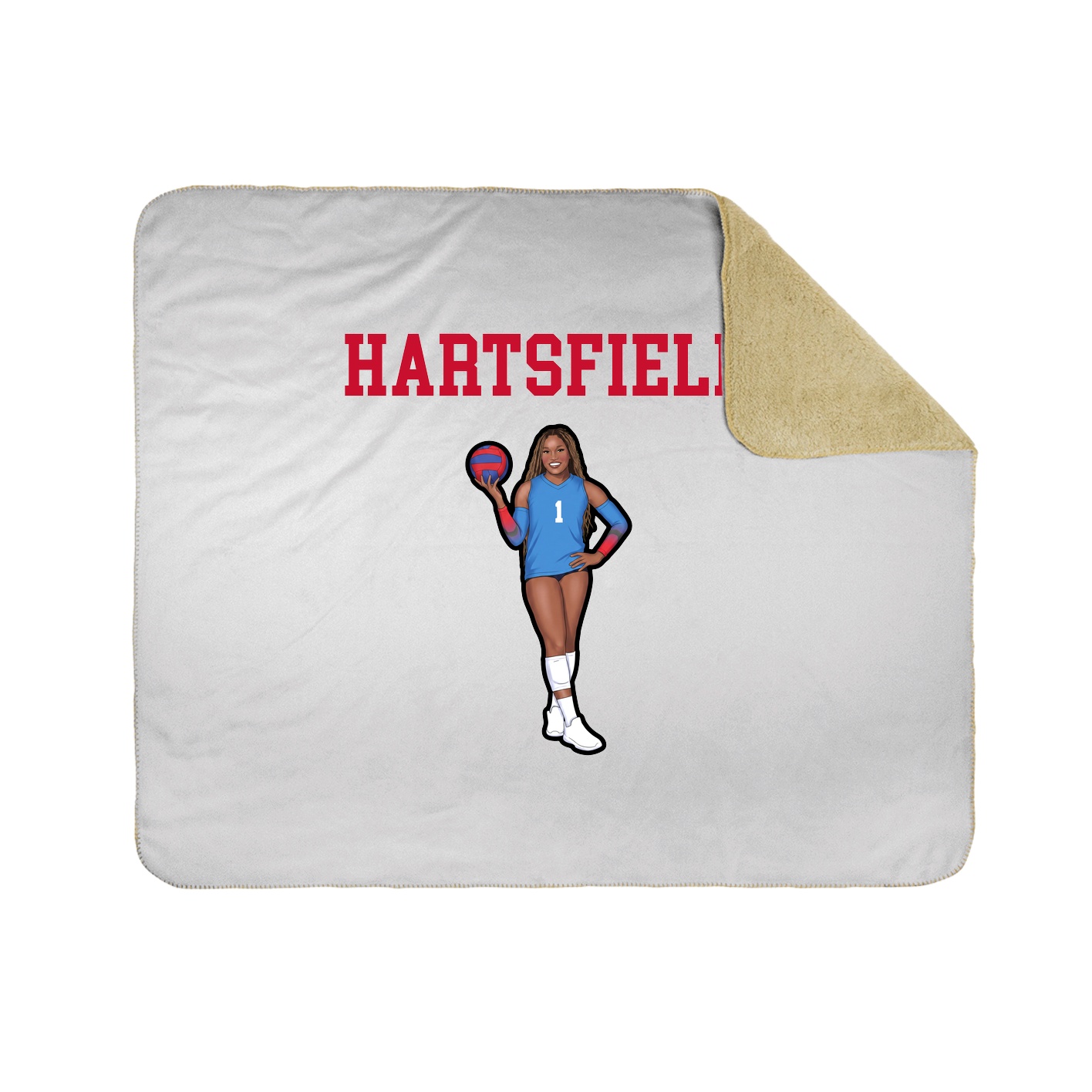 Throw Blanket — Shirsey in White