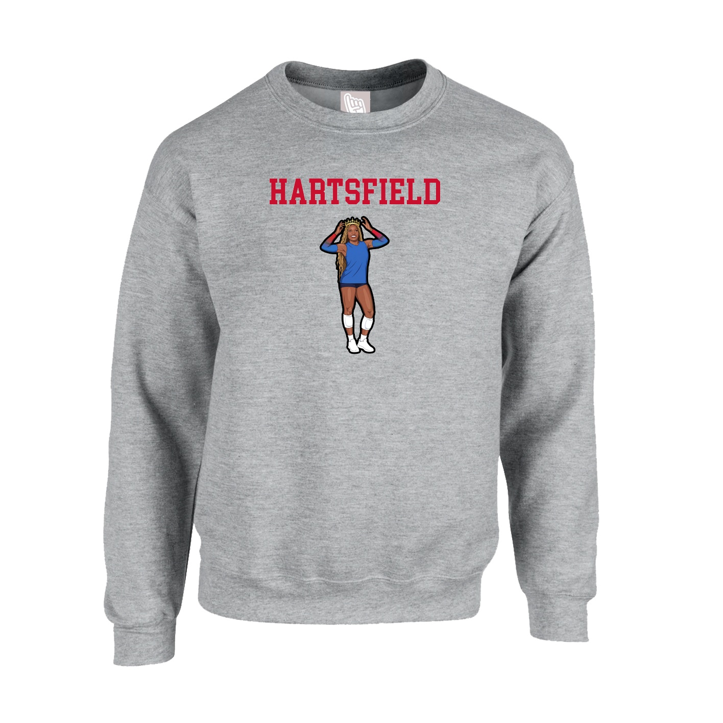 Fleece Crew — Shirsey in Grey