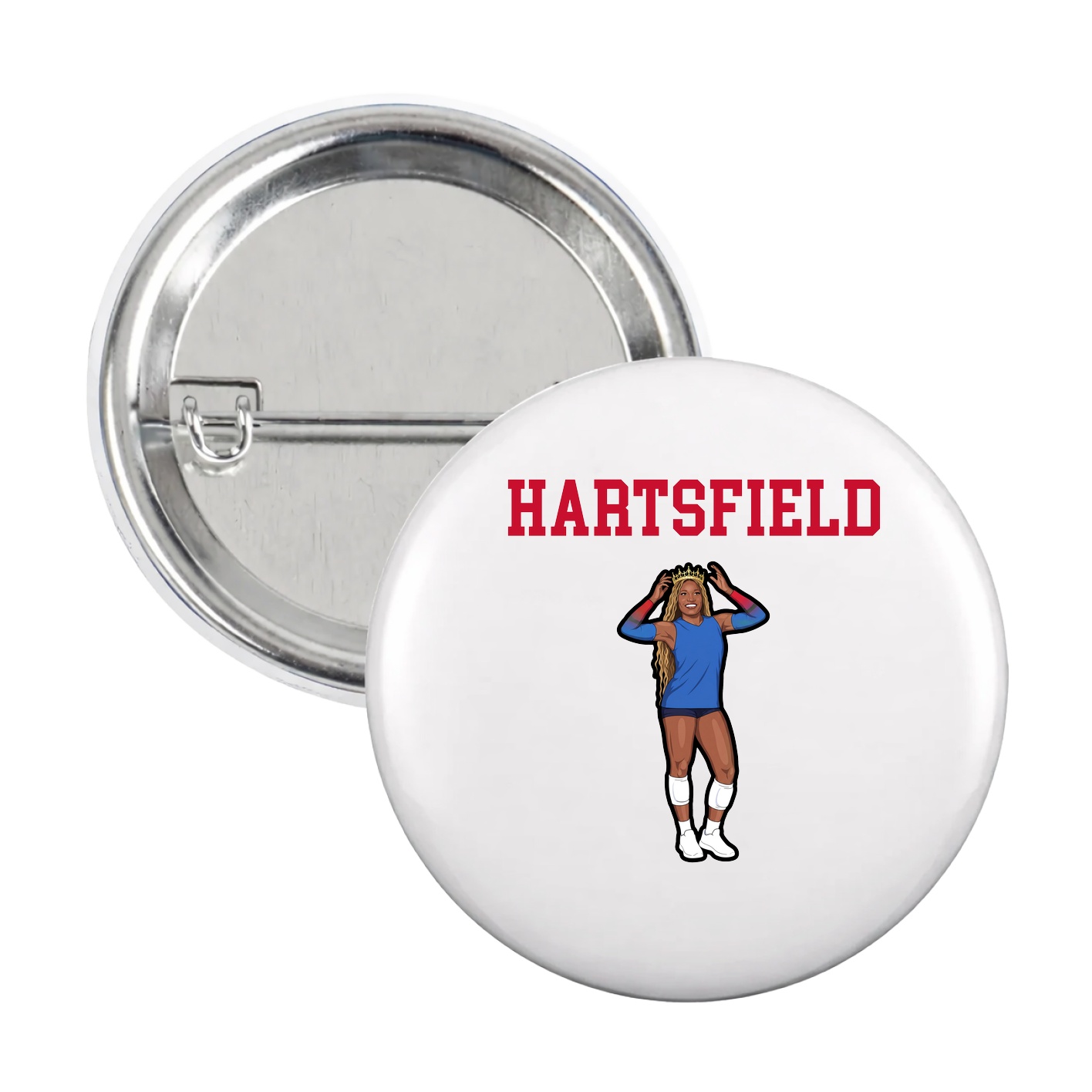 Game Day Button — Shirsey in White