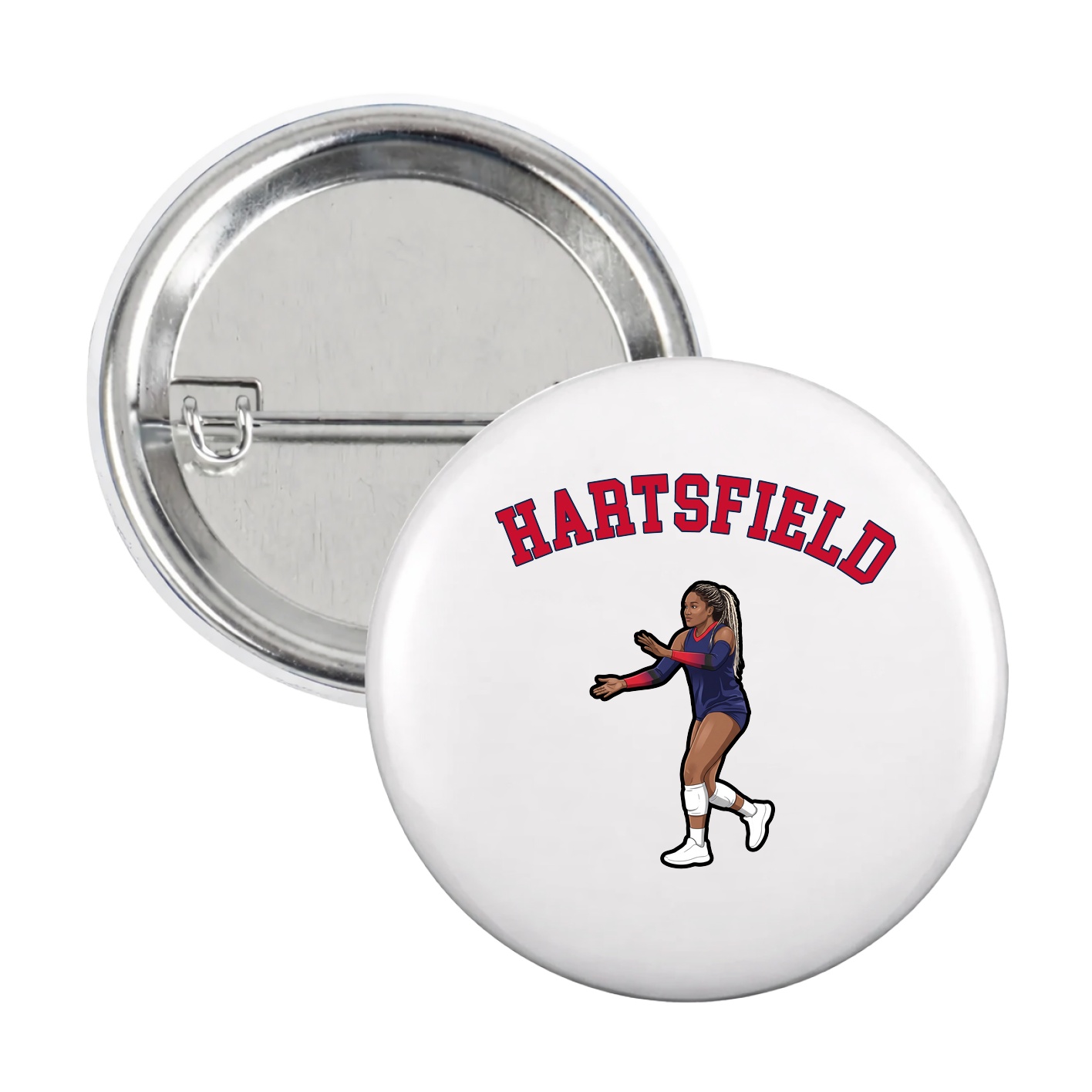 Game Day Button — Shirsey Arch in White