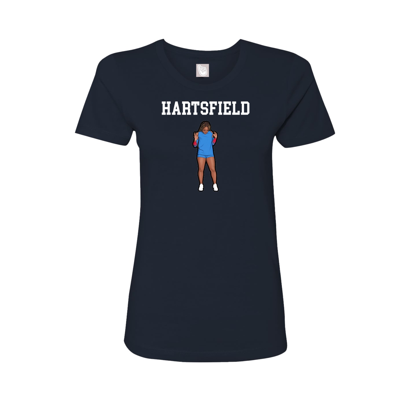 Fitted Women's Tee — Shirsey in Navy