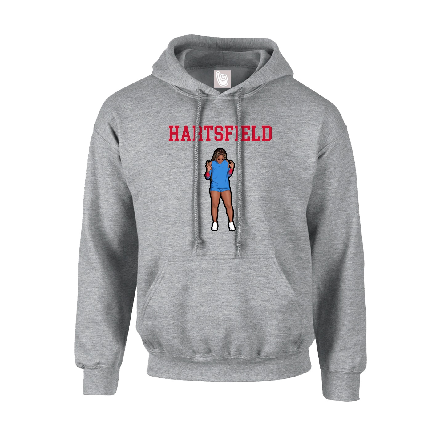 Hoodie — Shirsey in Grey