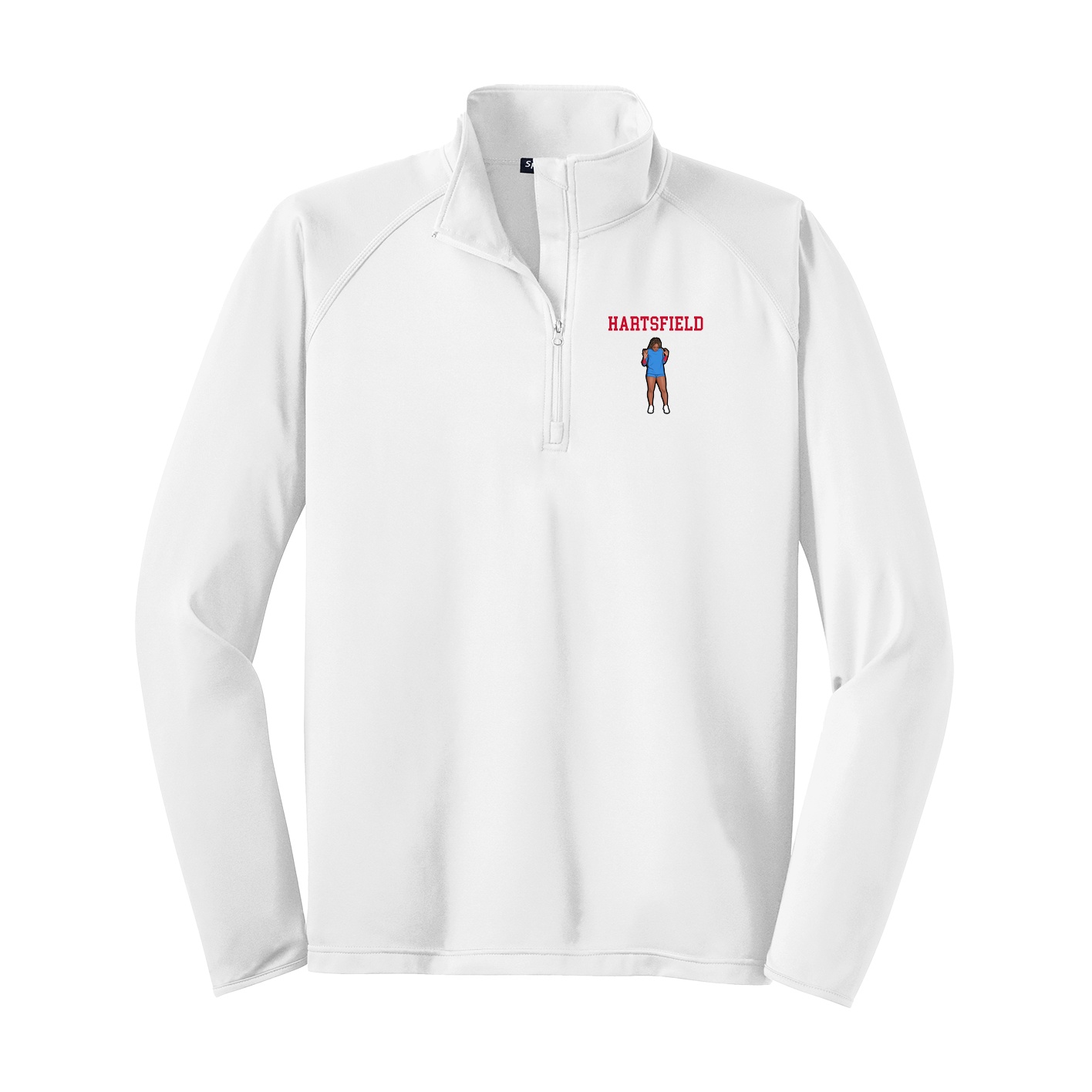 Q-Zip Pullover — Shirsey in White
