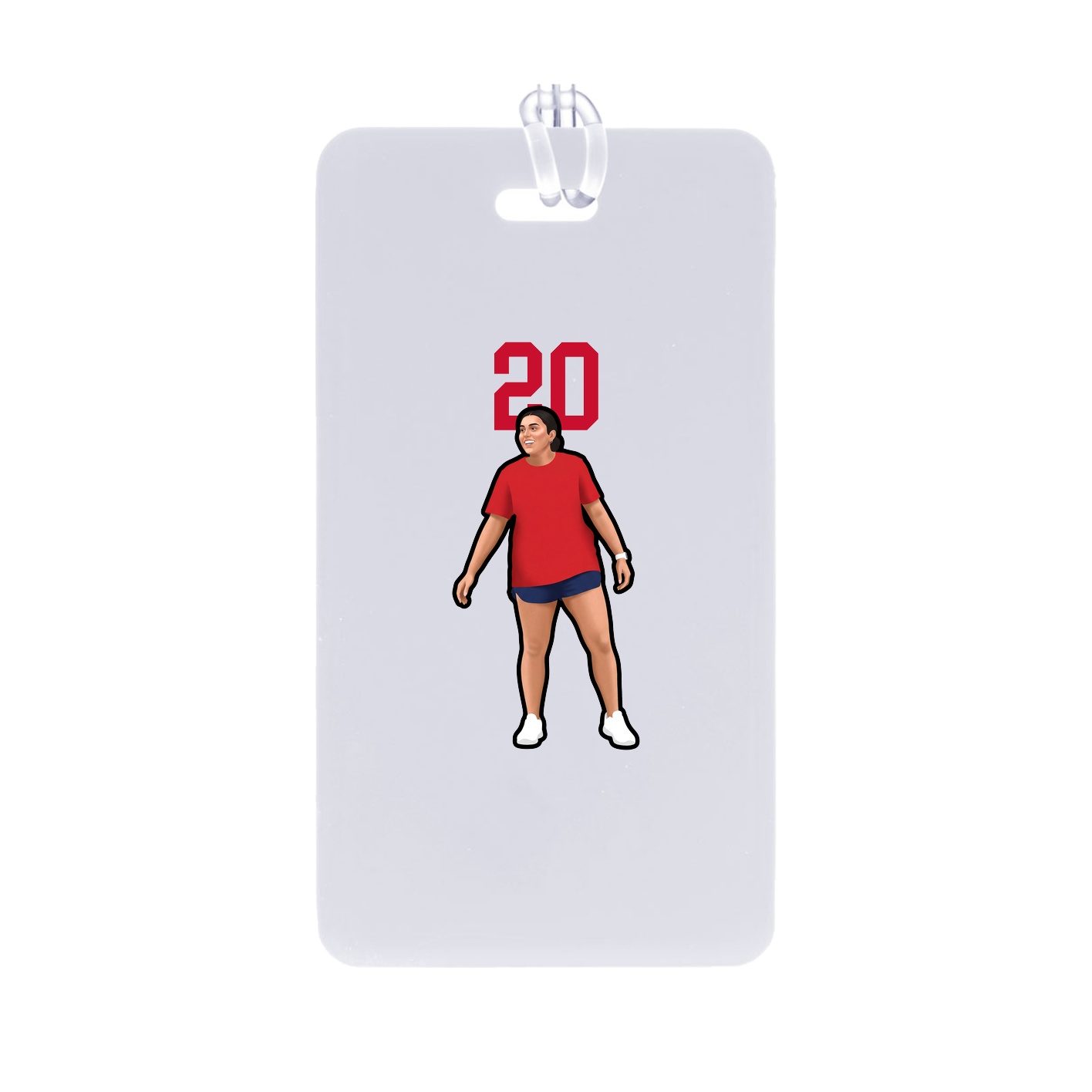 Bag Tag — Number Top in Classic