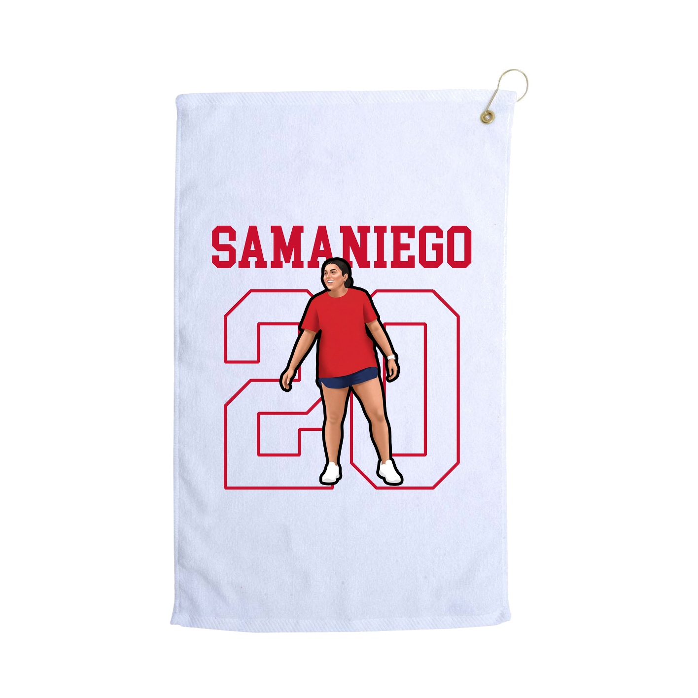 Golf Towel — Shirsey in White